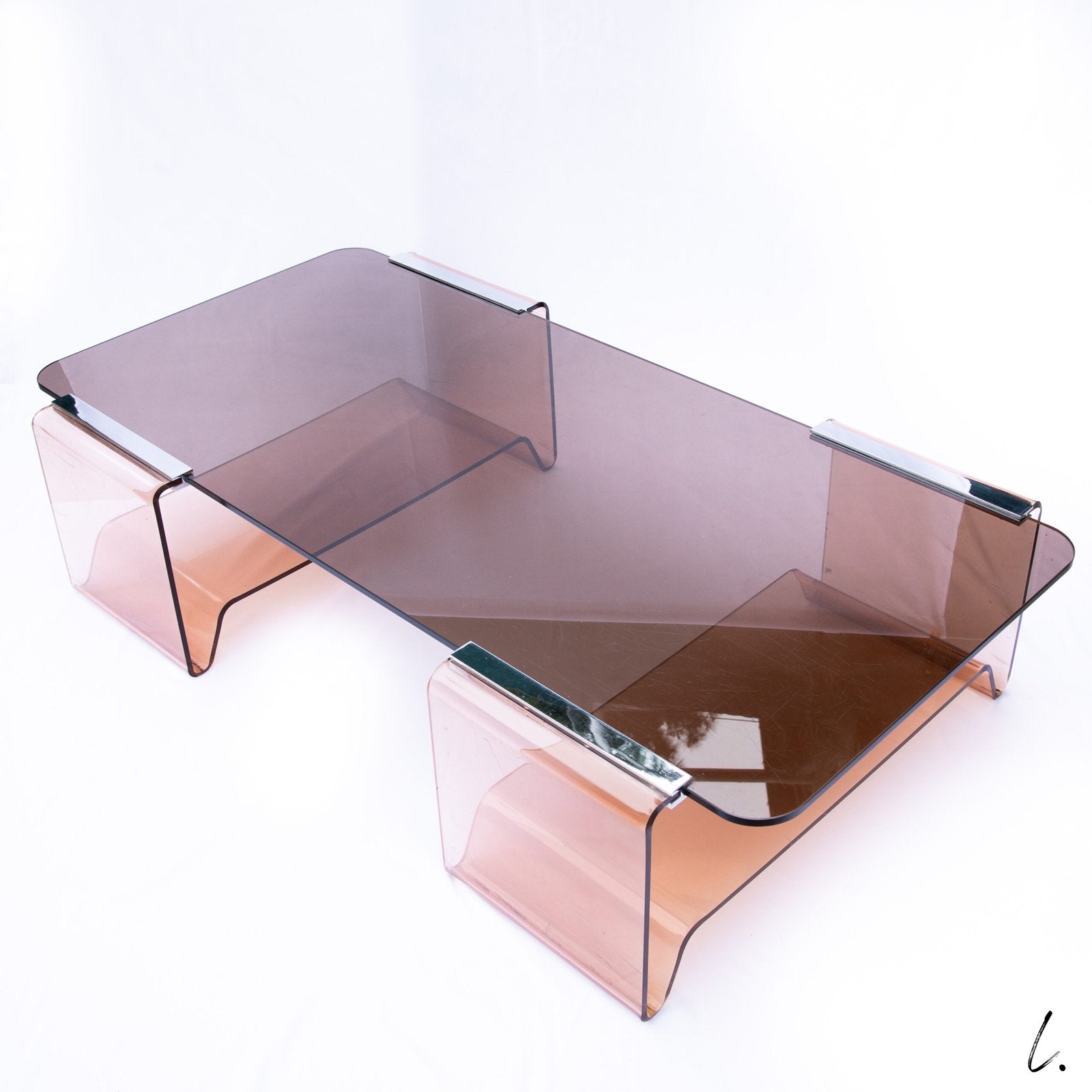 COFFEE TABLE MICHEL DUMAS FOR ROCHE BOBOIS, 1970