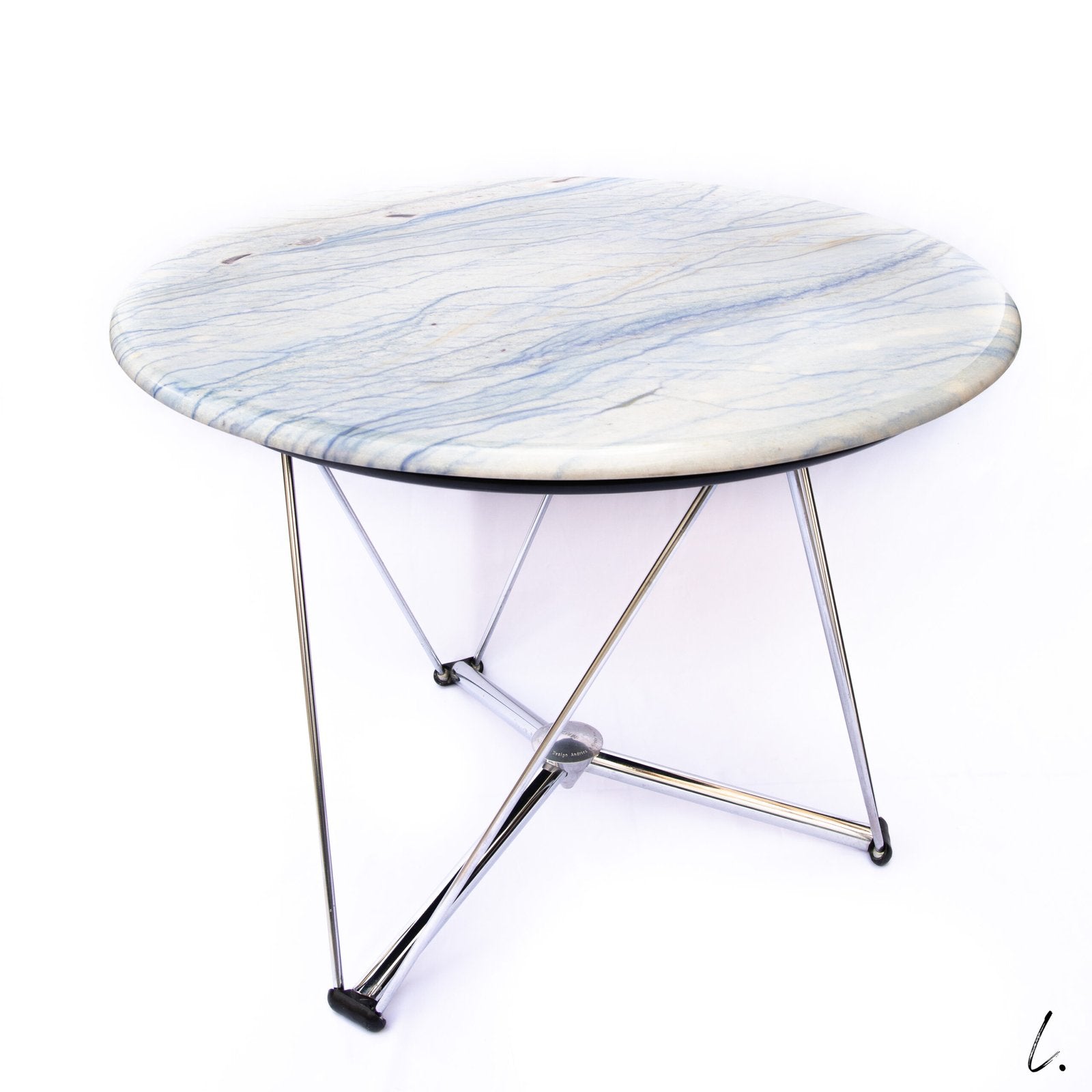 "LEM" TABLE, BLUE MARBLE FOR MAGIS, 1980