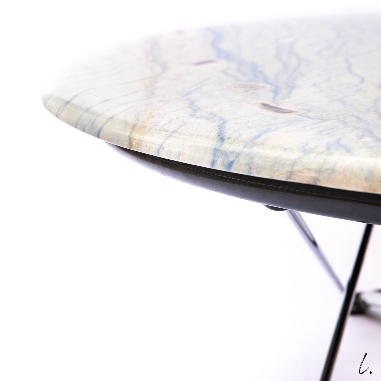 "LEM" TABLE, BLUE MARBLE FOR MAGIS, 1980