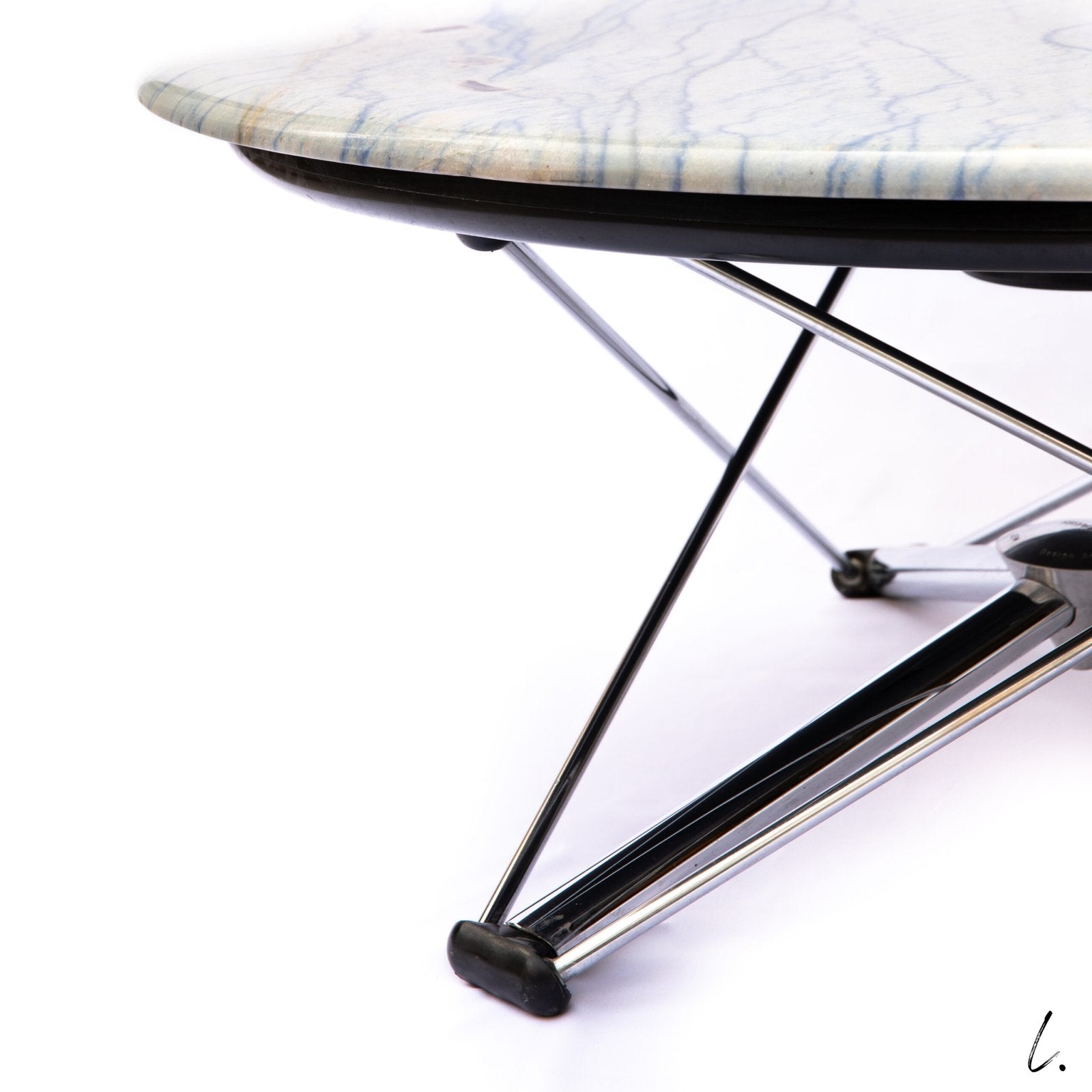 "LEM" TABLE, BLUE MARBLE FOR MAGIS, 1980