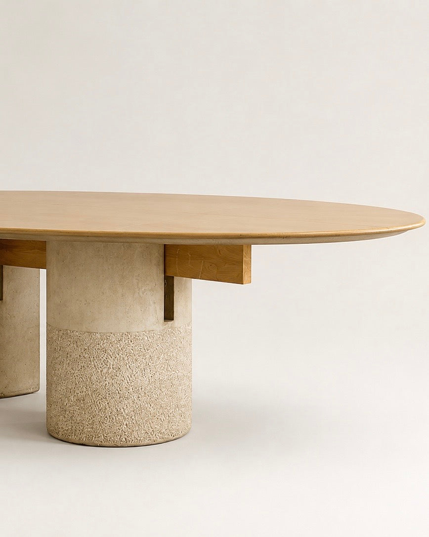 TABLE À MANGER PAR GIOVANNI OFFREDI POUR "SAPORITI ITALIA"— 1970s