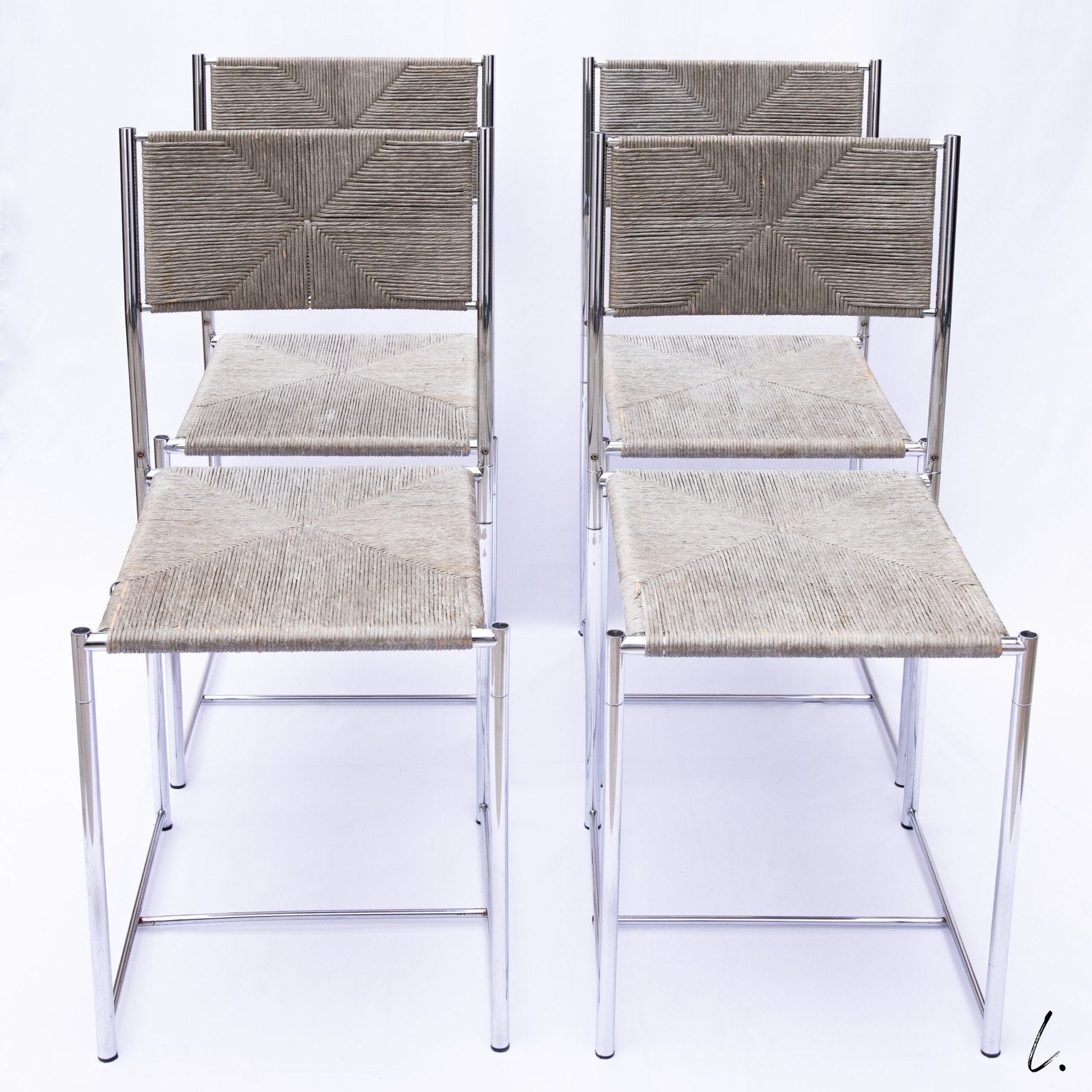 SET OF 4 "PALUDIS" CHAIRS BY BELOTTI FOR ALIAS