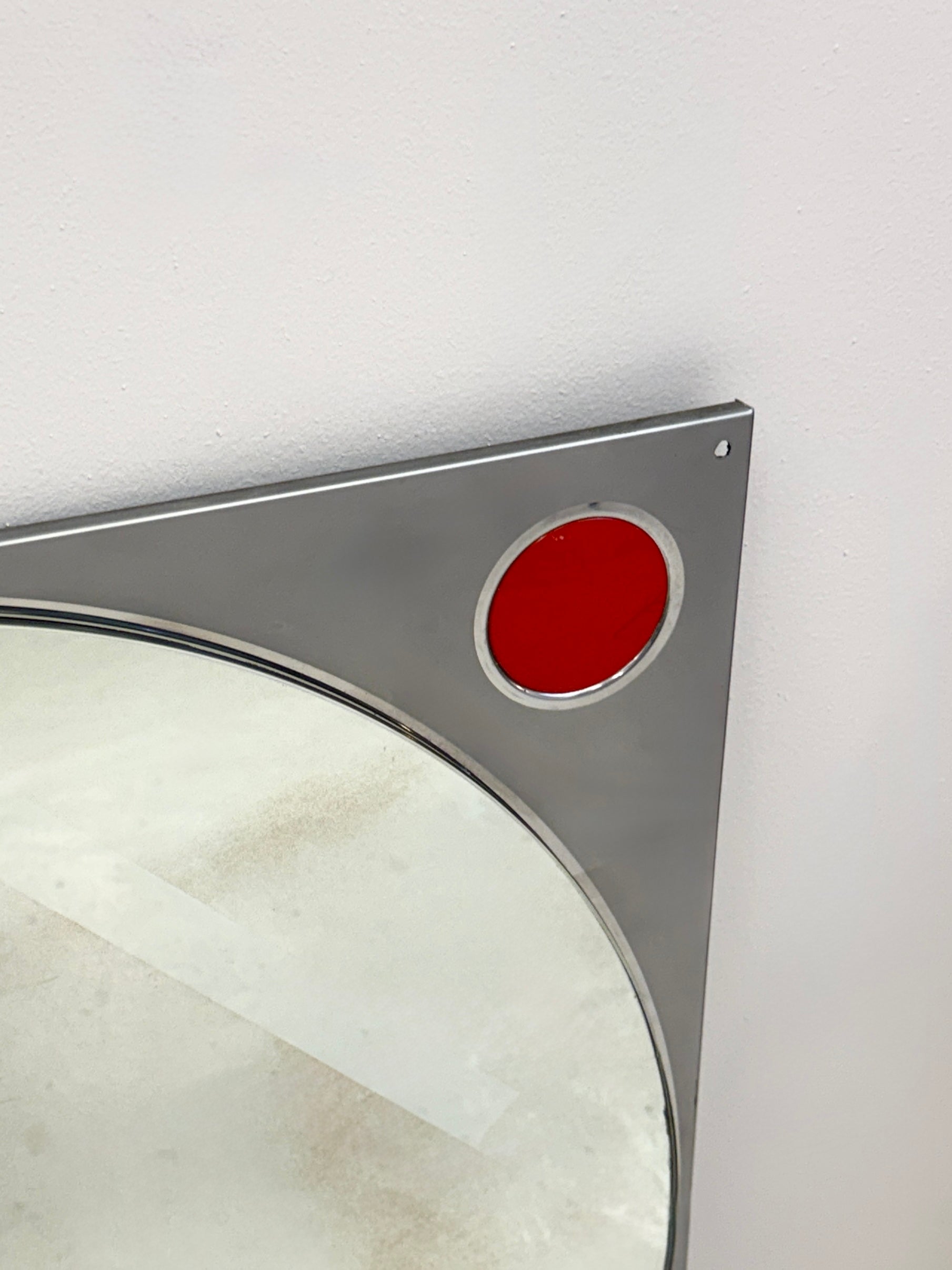 MIROIR “SPACE AGE” ITALIE — 1970S
