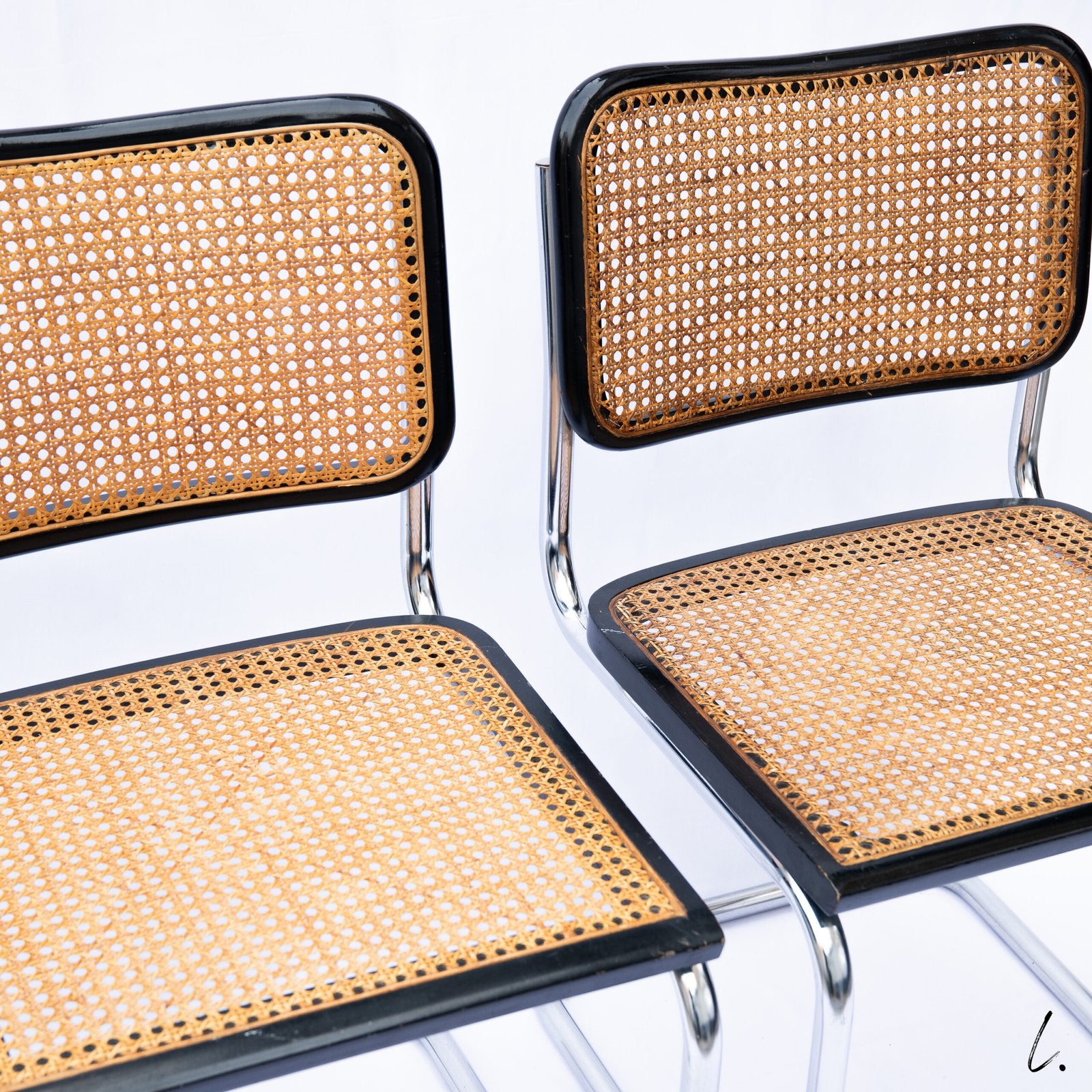 B32 CESCA CHAIRS BY MARCEL BREUER, 1980 ITALY