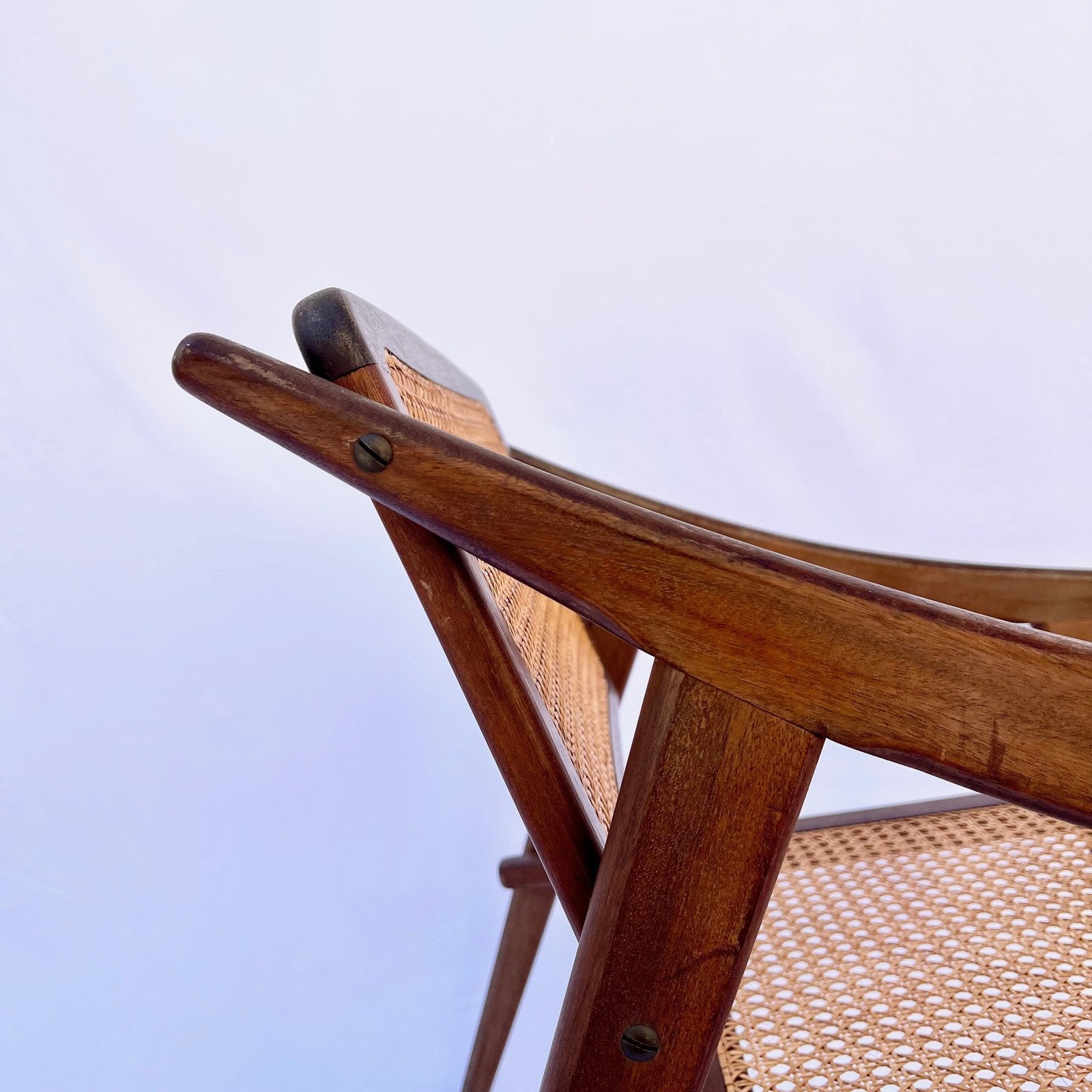 TEAK ARMCHAIR BY MICHEL DUCAROY FOR SNA ROSET, FRANCE, 1952