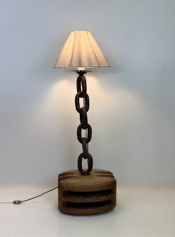 LAMPADAIRE BRUTALISTE « PIECE UNIQUE », 1950s