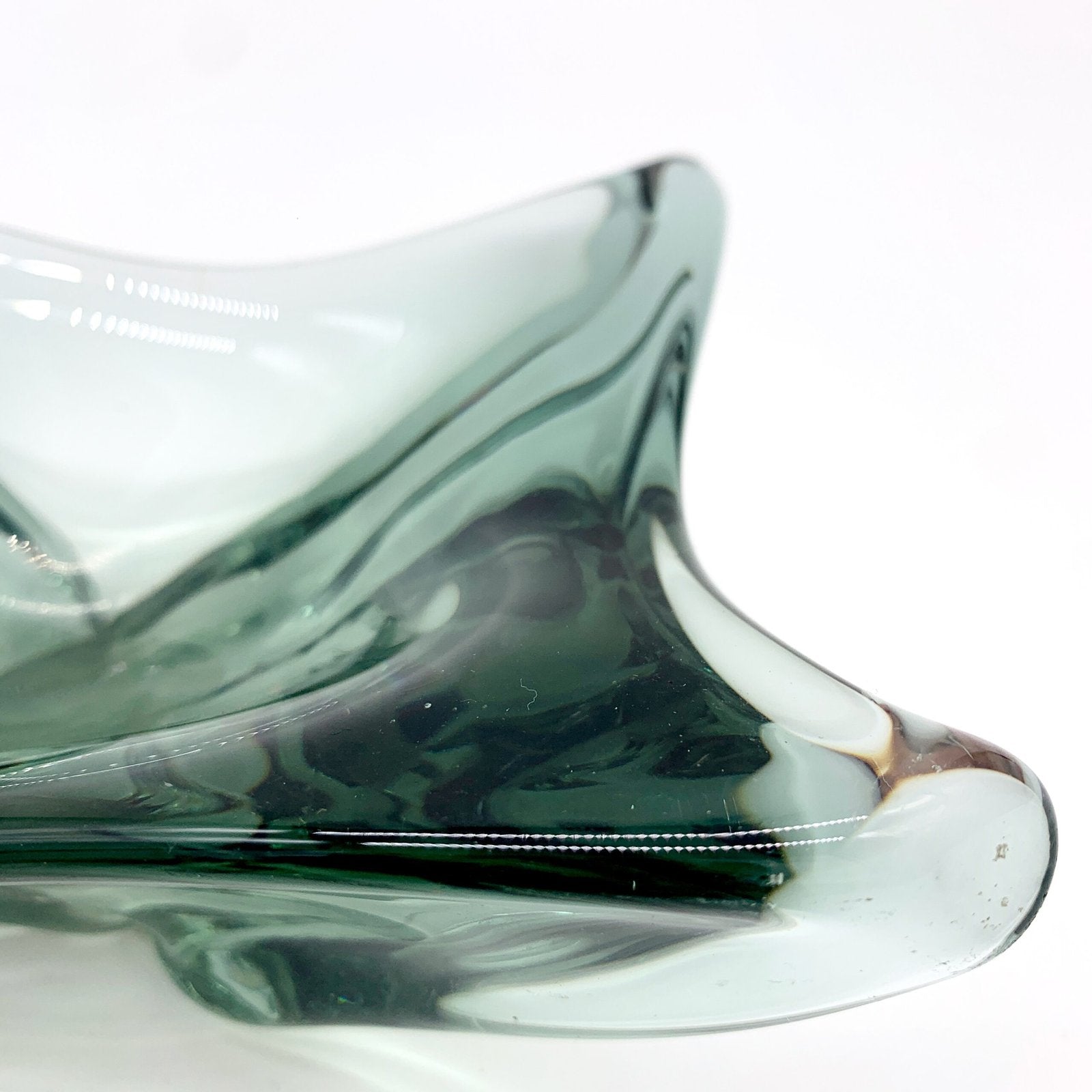 VIDE POCHE MURANO, FORME LIBRE, GRIS FUMÉ, 1960