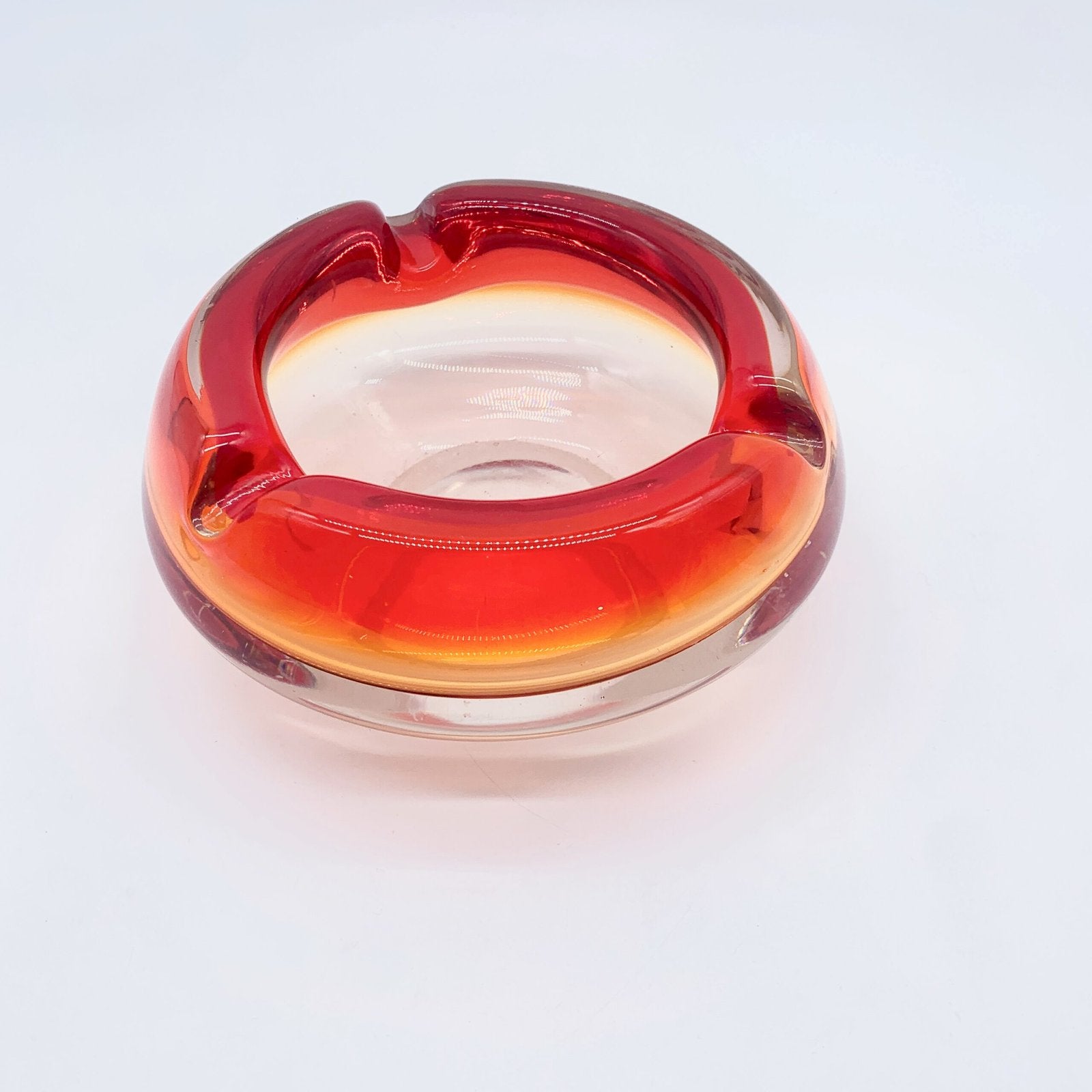 CENDRIER MURANO ROUGE, 1960