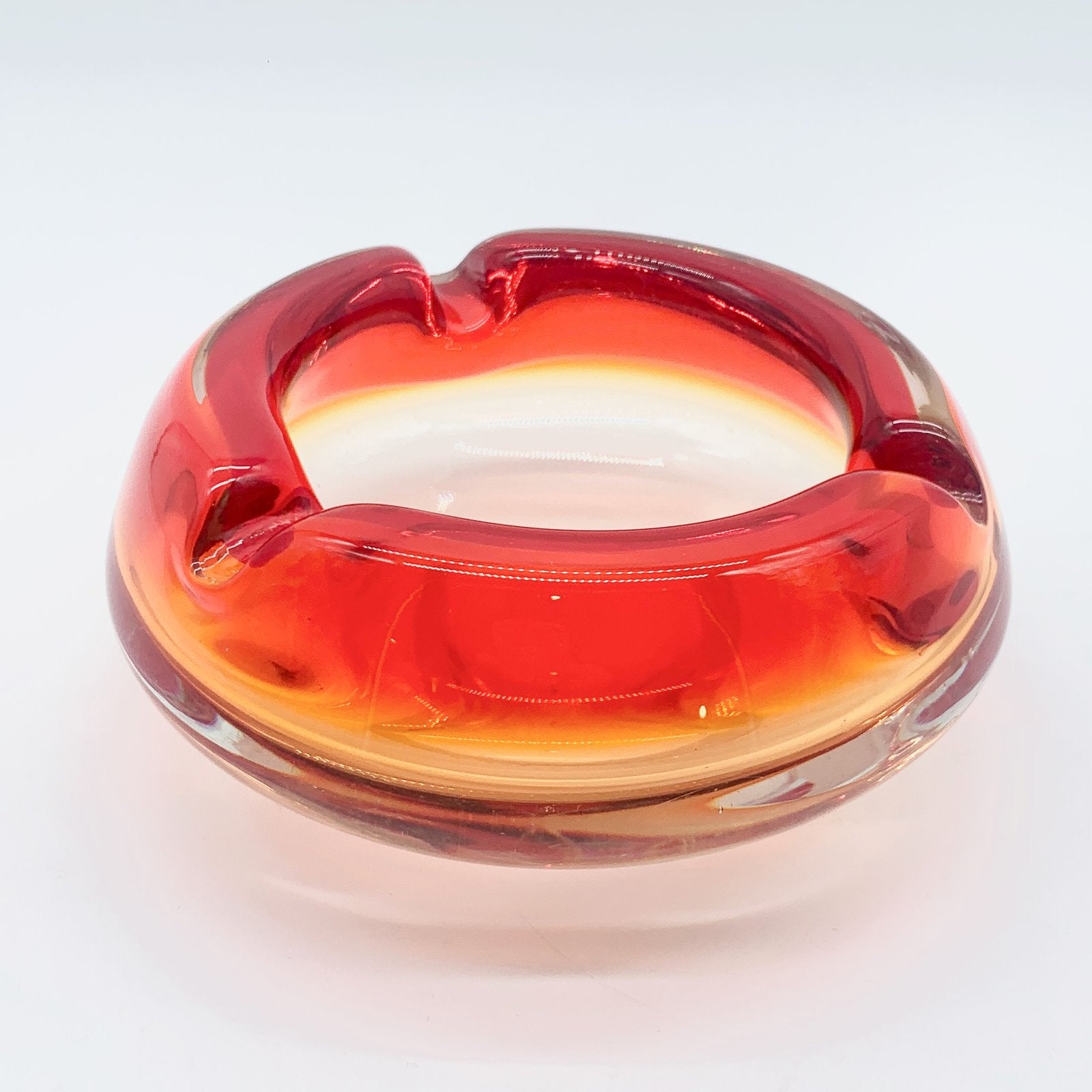 CENDRIER MURANO ROUGE, 1960