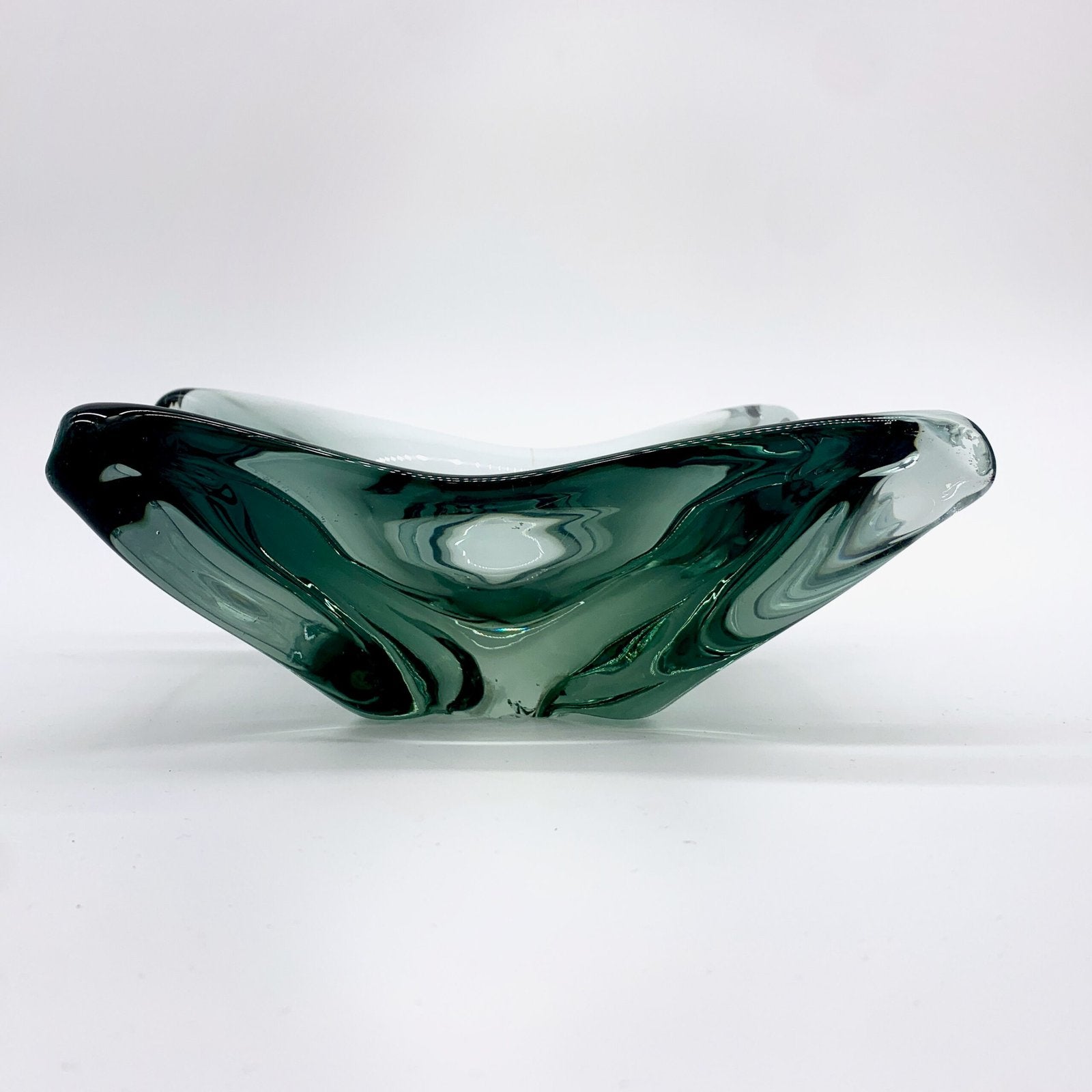 VIDE POCHE MURANO, FORME LIBRE, GRIS FUMÉ, 1960