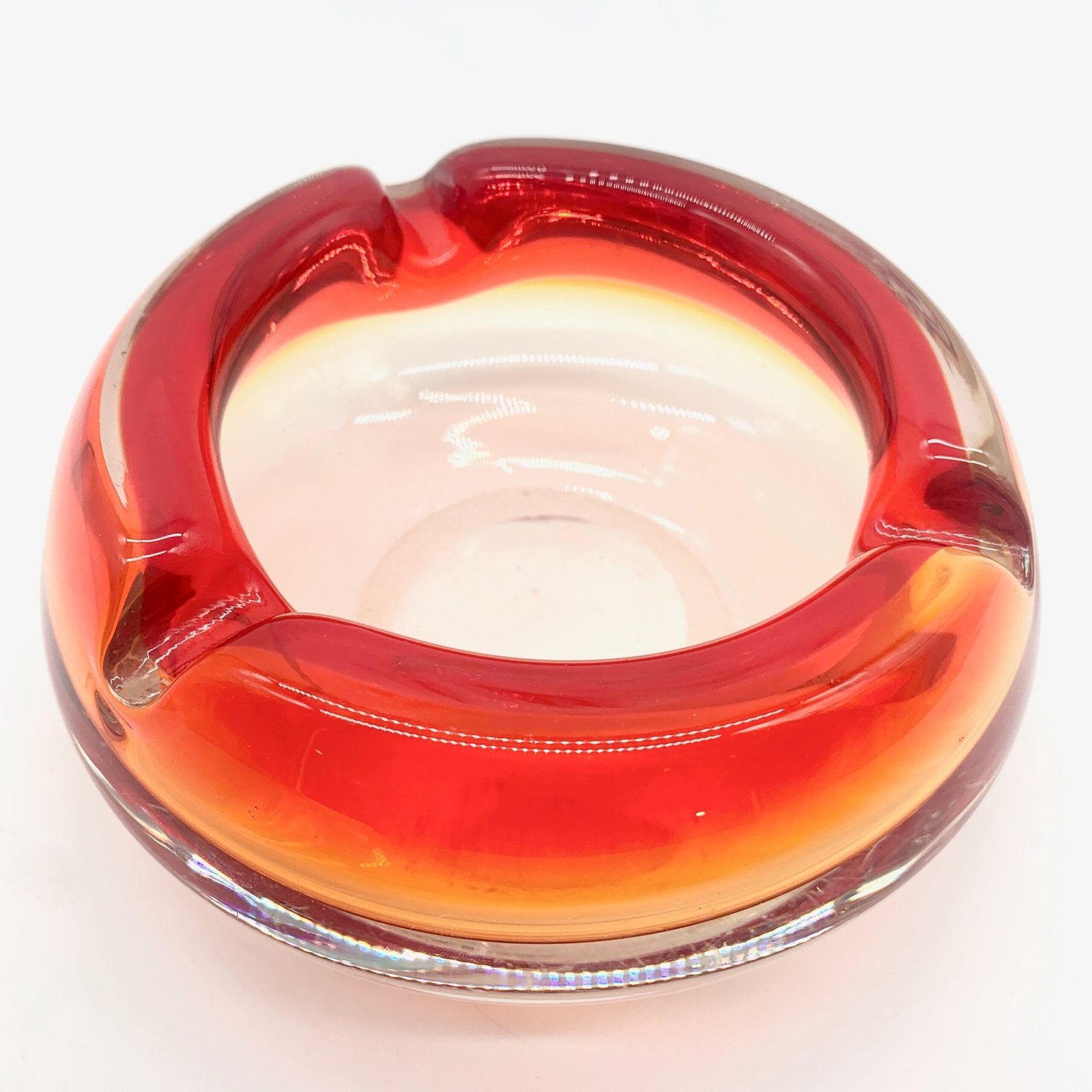 CENDRIER MURANO ROUGE, 1960
