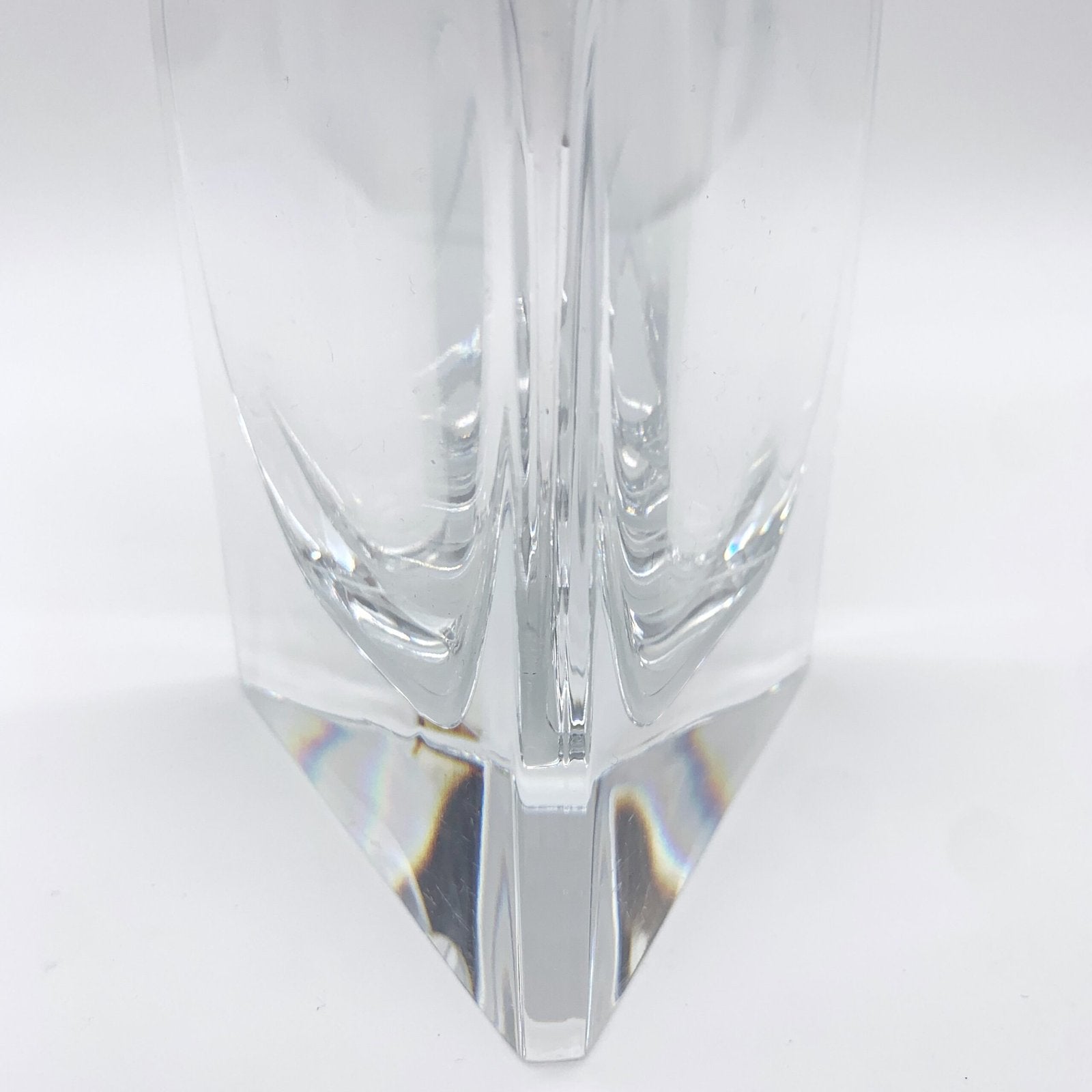CARAFE "PYRAMIDE" CRISTAL D'ATLANTIS, 1930s