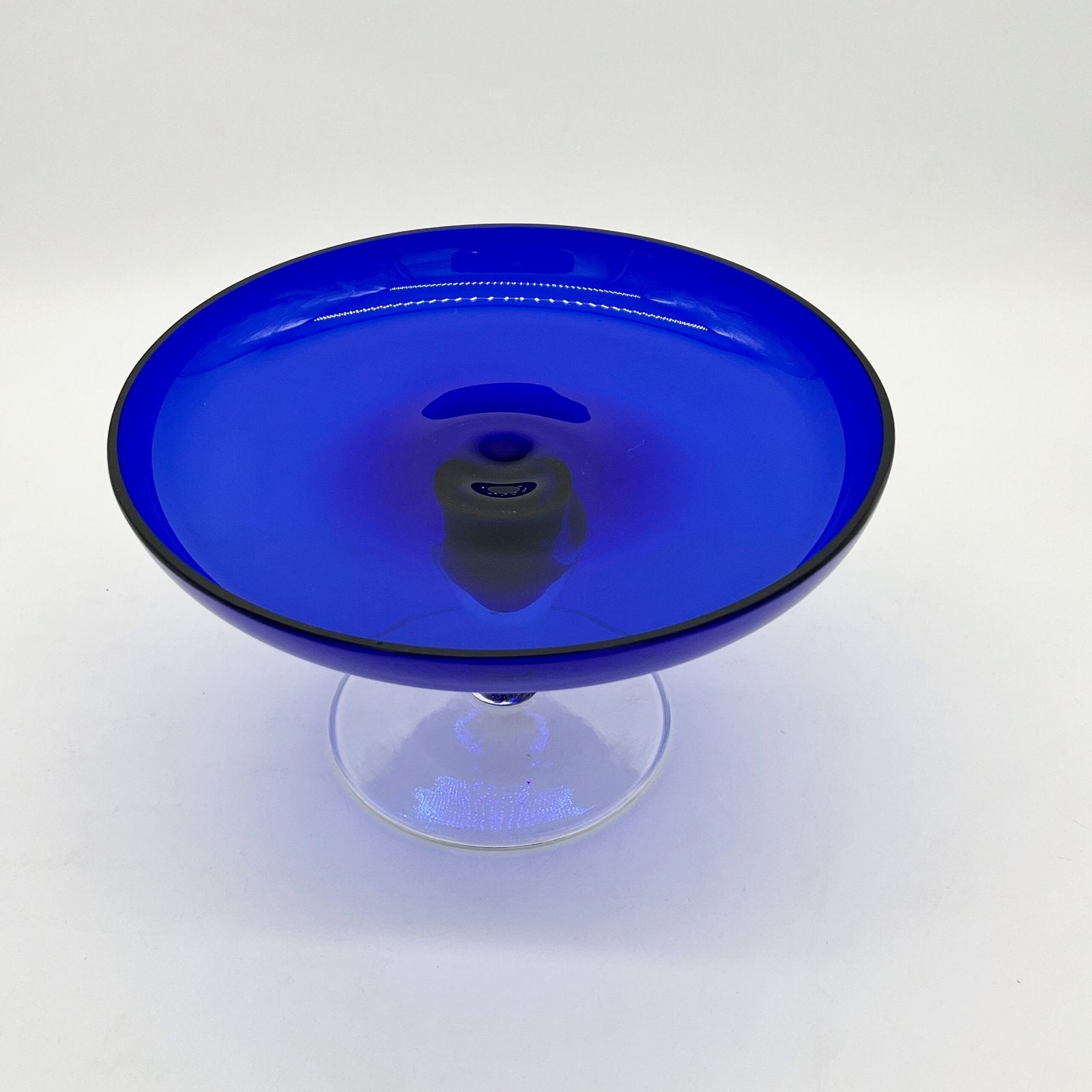 GRANDE COUPE A FRUITS BLEU, MURANO, 1970