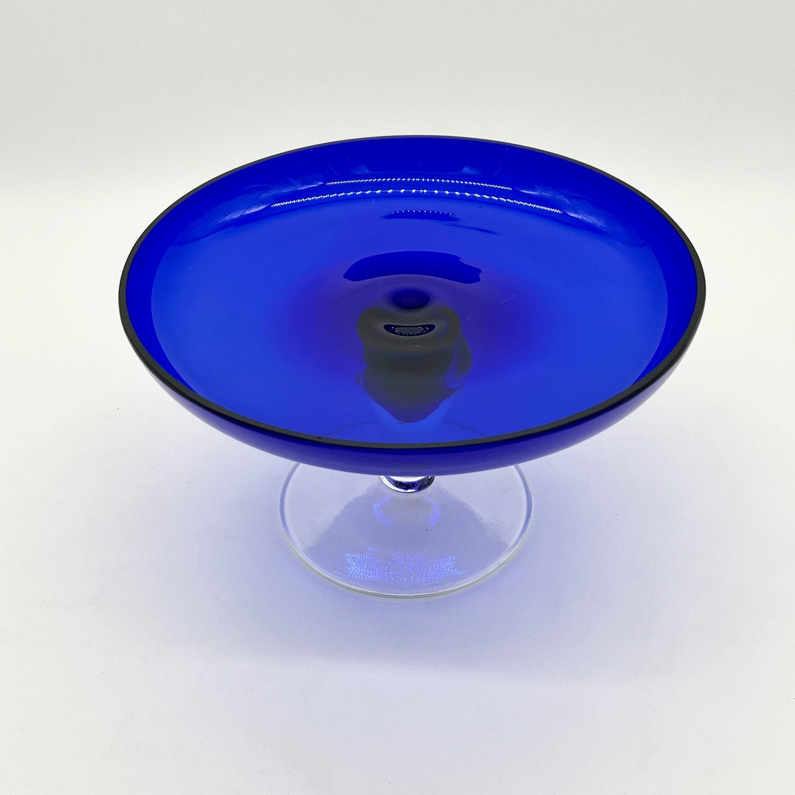 GRANDE COUPE A FRUITS BLEU, MURANO, 1970