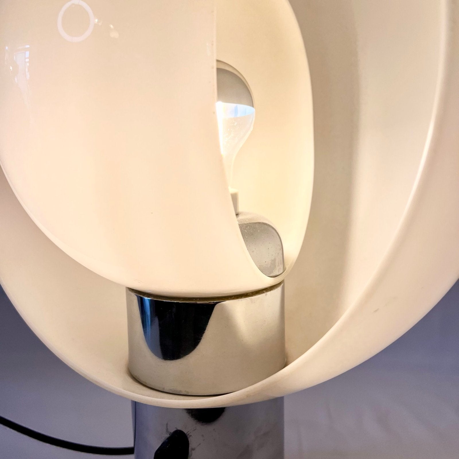 GRANDE LAMPE "MOON" PAR ANDRÉ RICARD POUR METALARTE, 1960s. SPAIN
