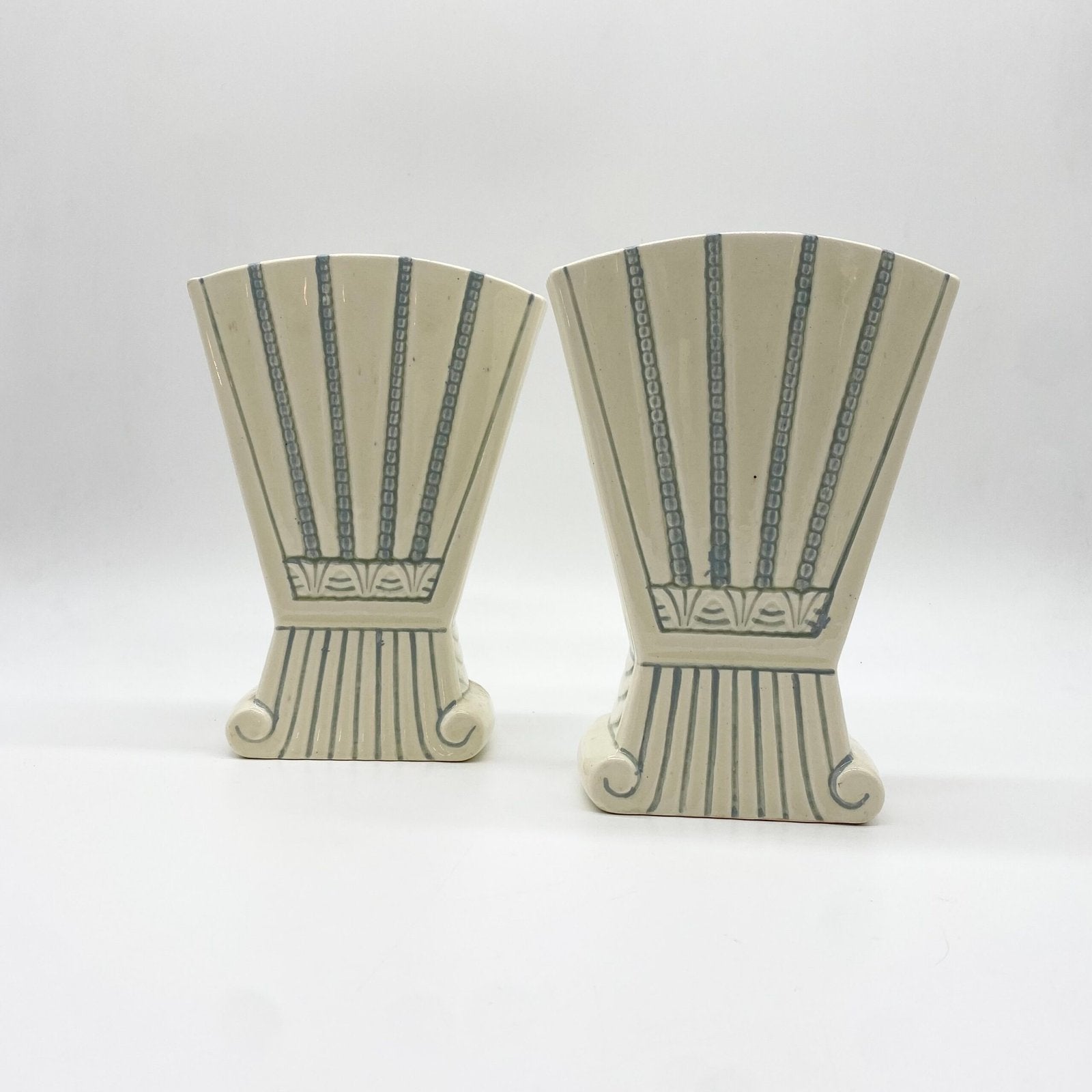 PAIRE DE VASES "ORCHIES" ART DÉCO, 1930s