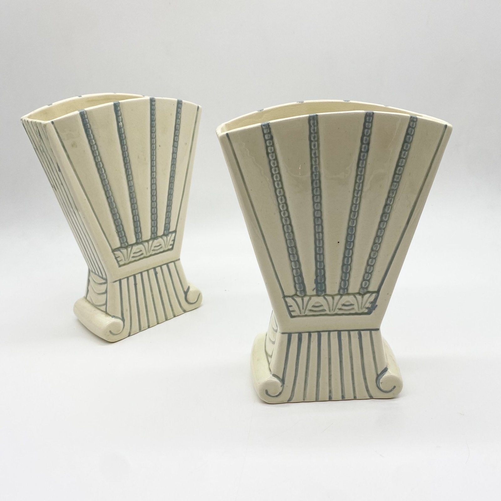 PAIRE DE VASES "ORCHIES" ART DÉCO, 1930s