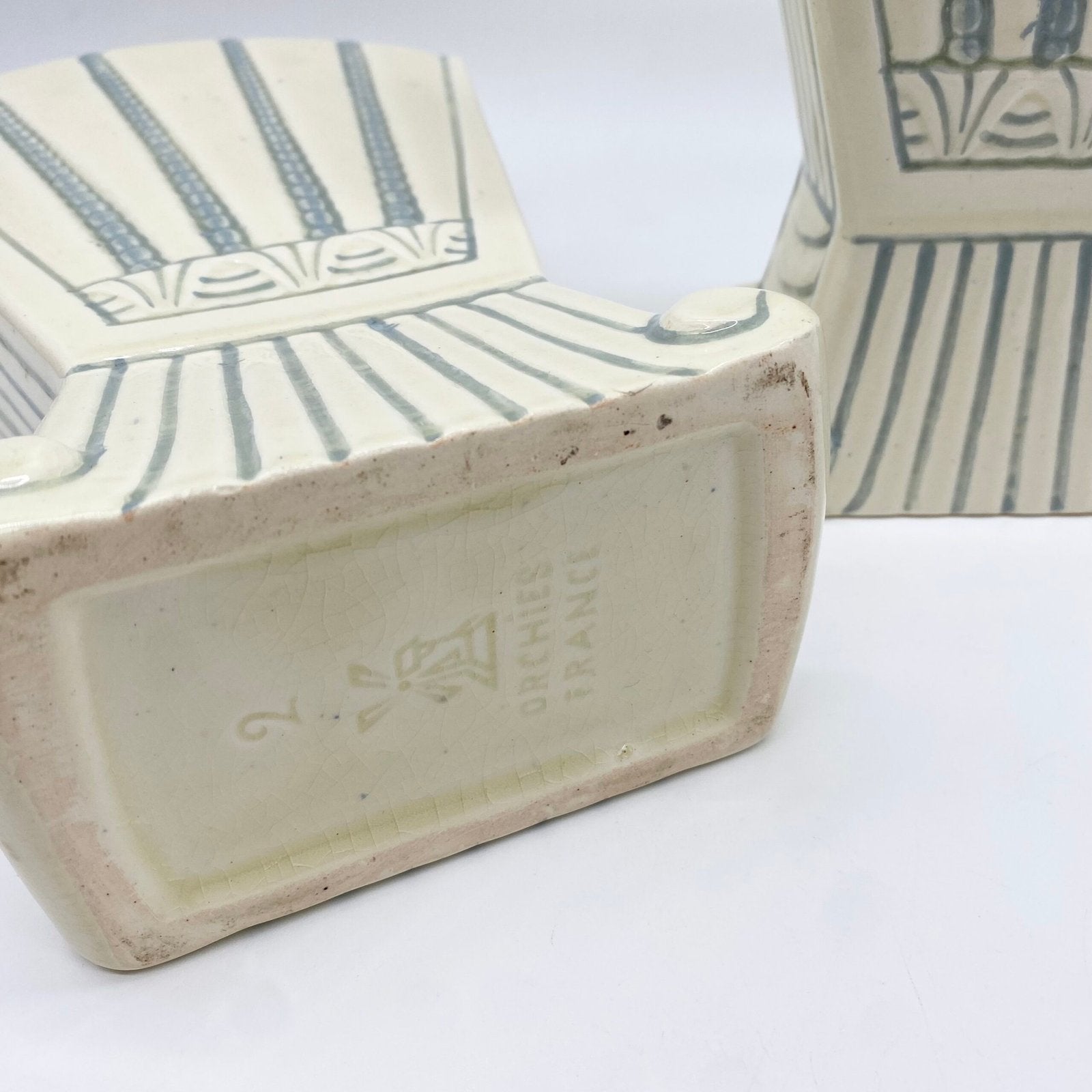 PAIRE DE VASES "ORCHIES" ART DÉCO, 1930s