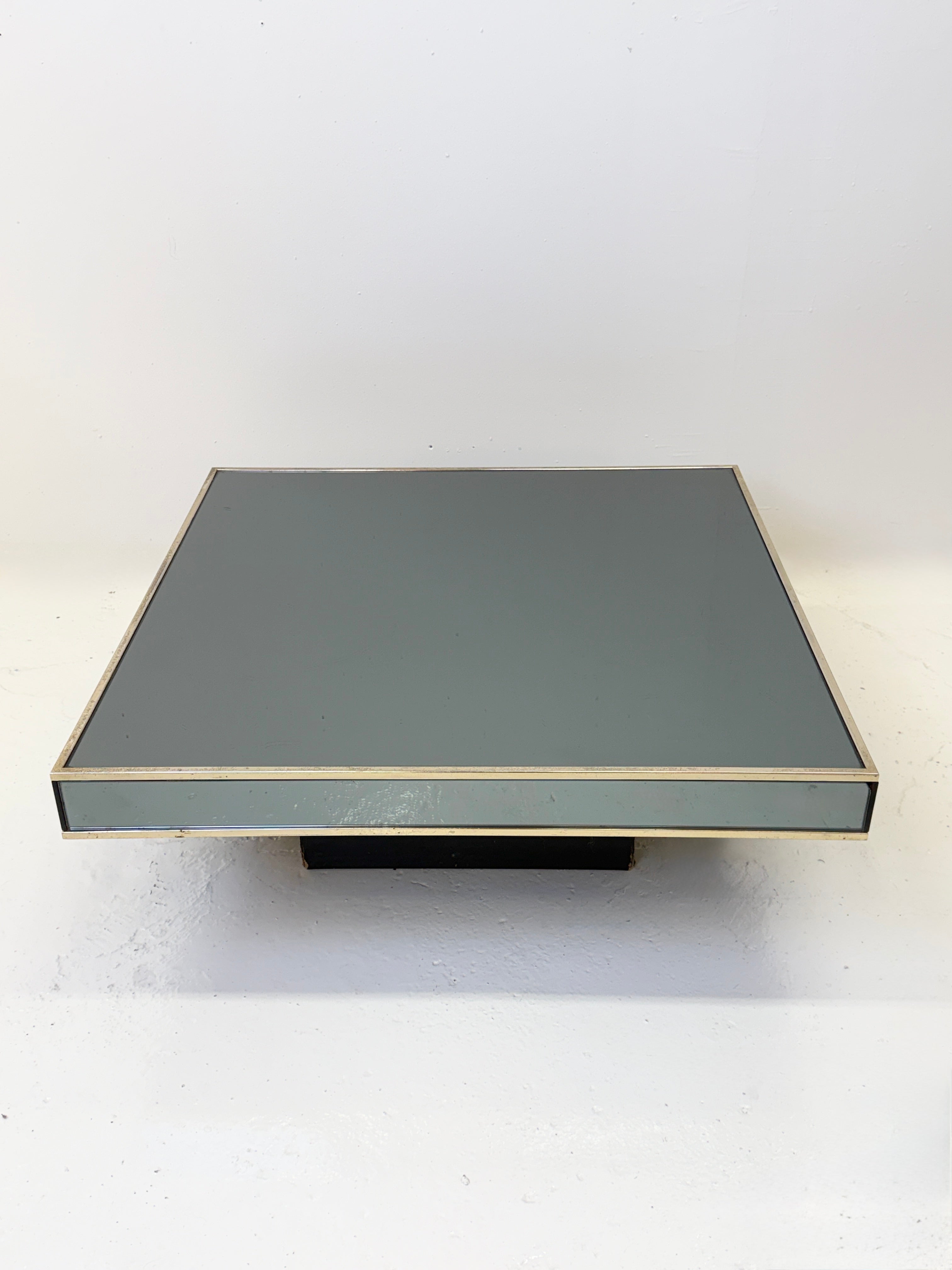 TABLE BASSE "MIROIR" CIDUE, ITALIE 1970s