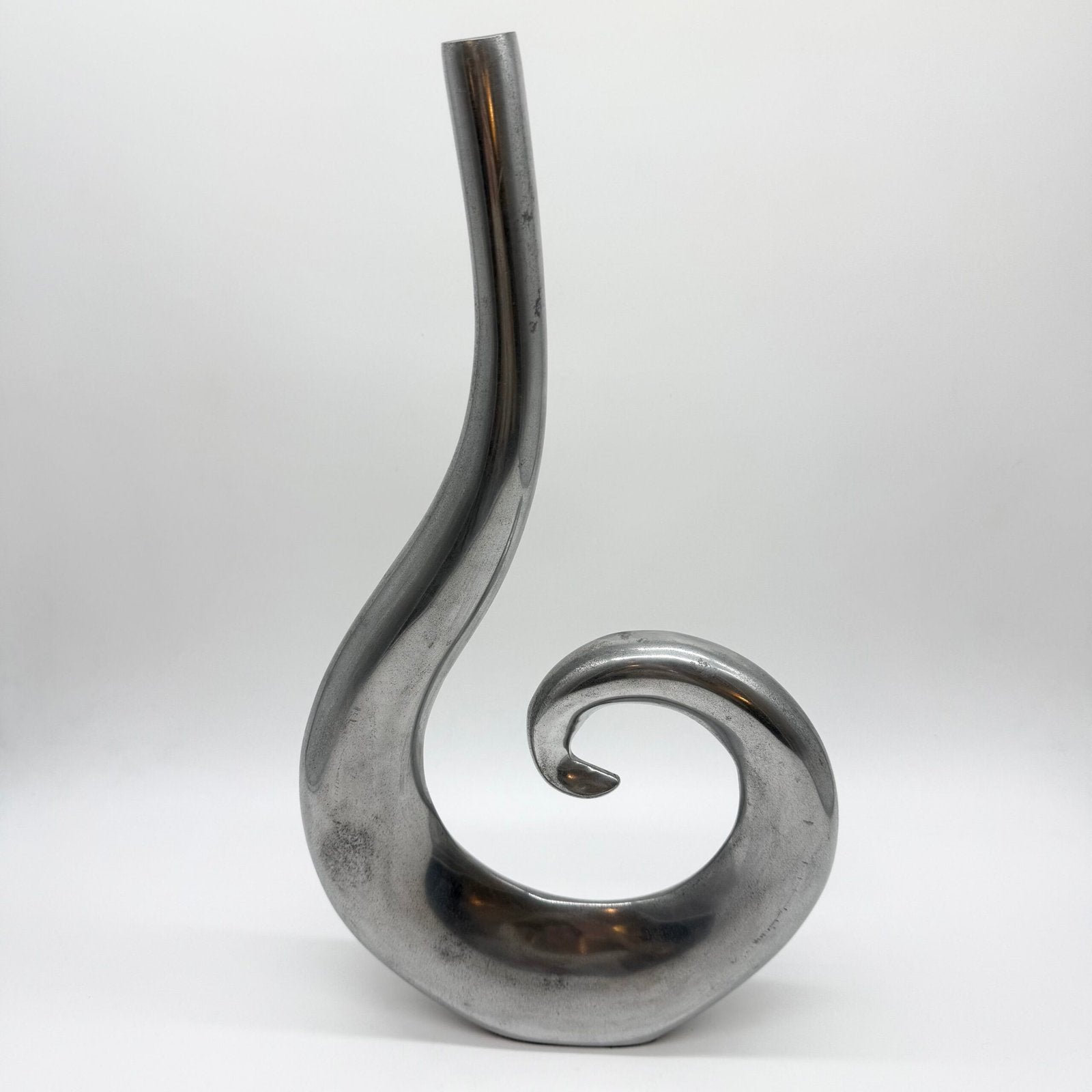 VASE "NAUTILUS" XXL / FONTE D’ALU – 1980s
