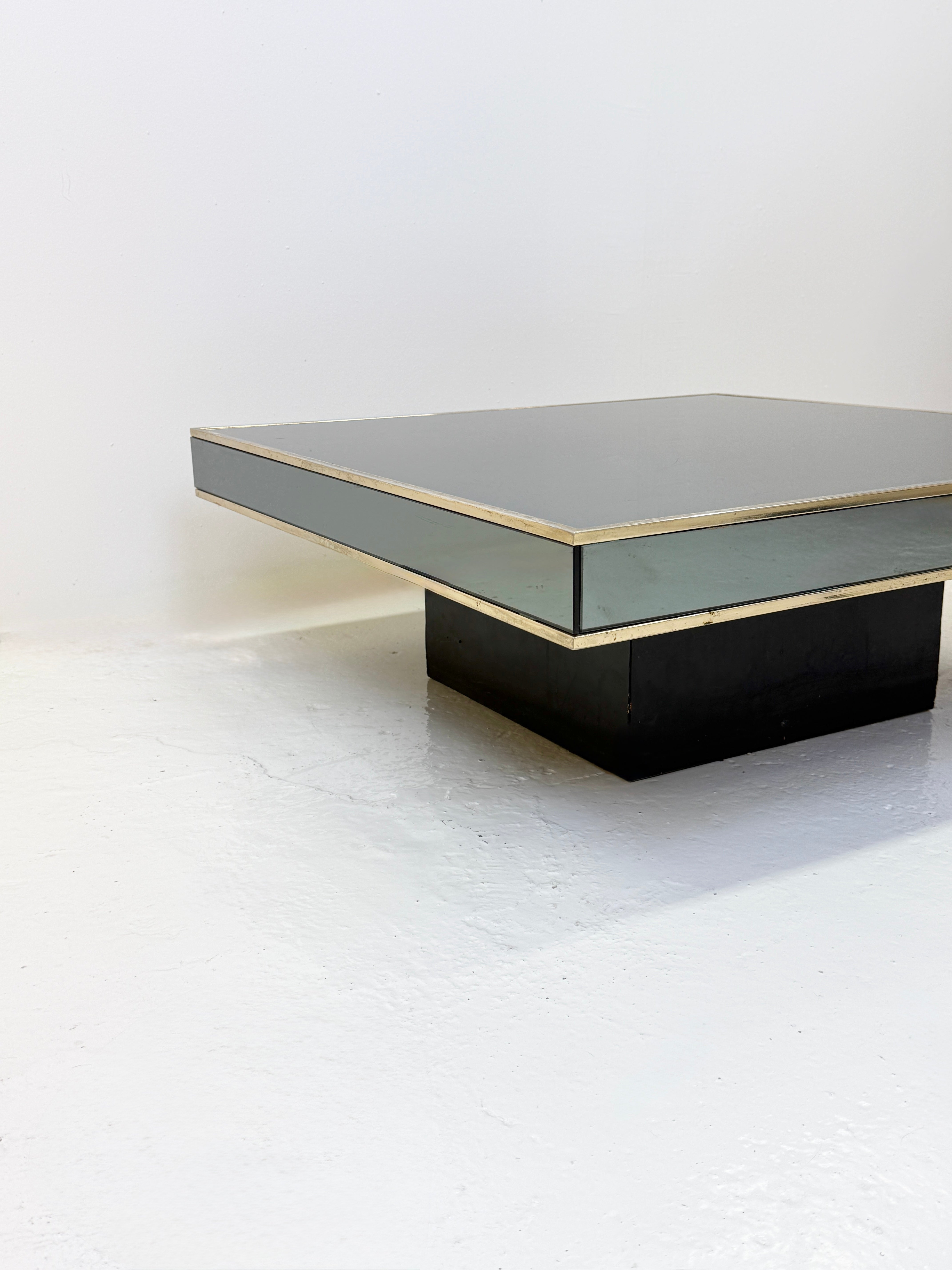 TABLE BASSE "MIROIR" CIDUE, ITALIE 1970s