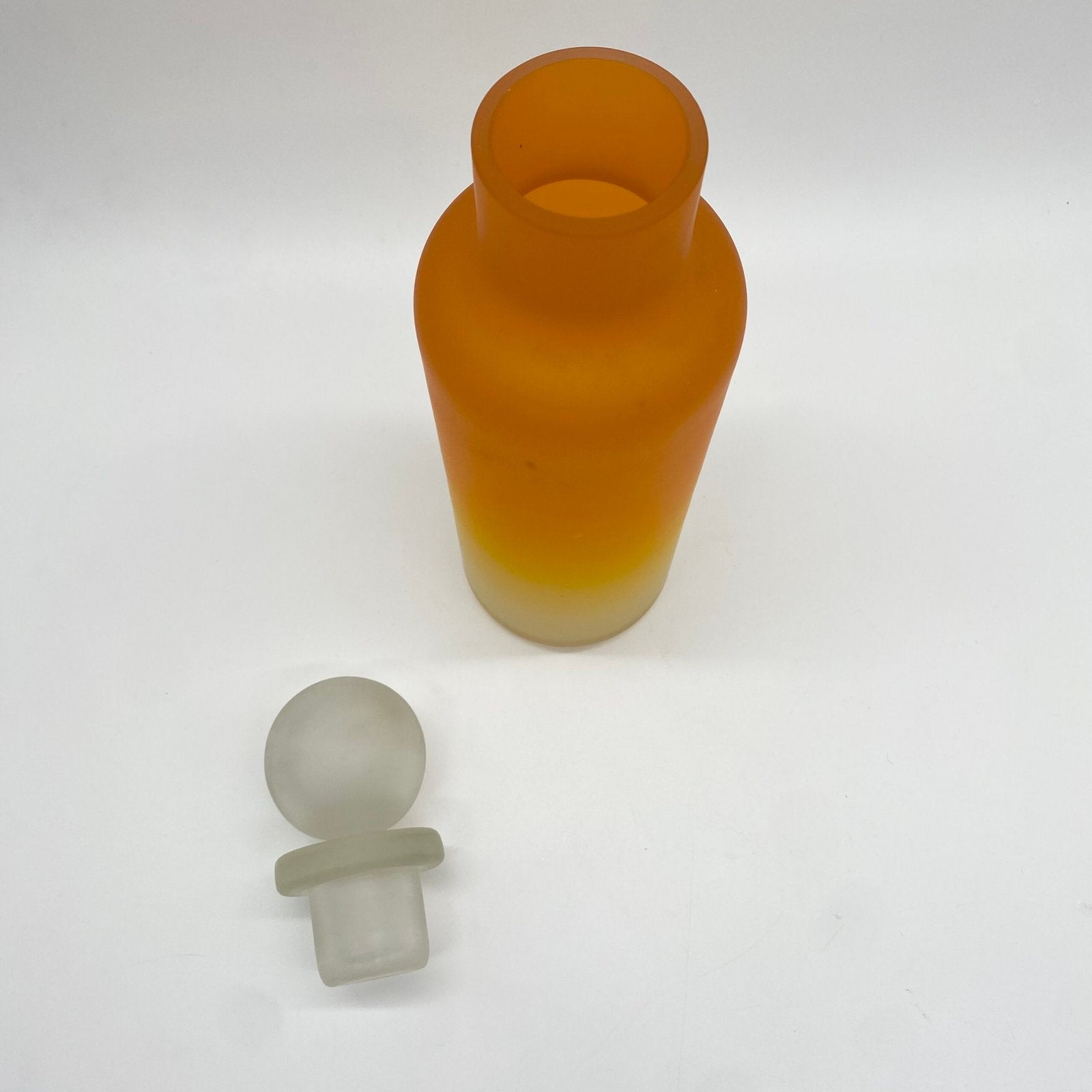 BOUTEILLE XXL "ULTRA ORANGE" VERRE DE MURANO, 1960s