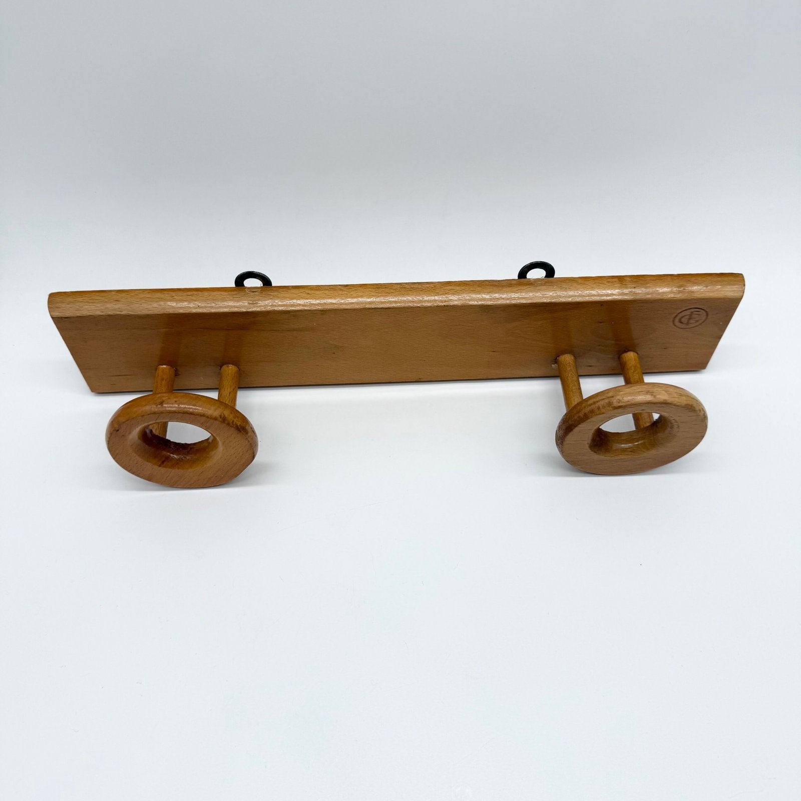 PORTE-MANTEAU "SCANDINAVE" BOIS CLAIR – 1960s