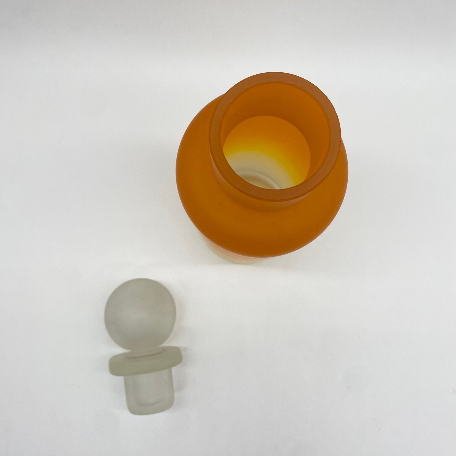 BOUTEILLE XXL "ULTRA ORANGE" VERRE DE MURANO, 1960s