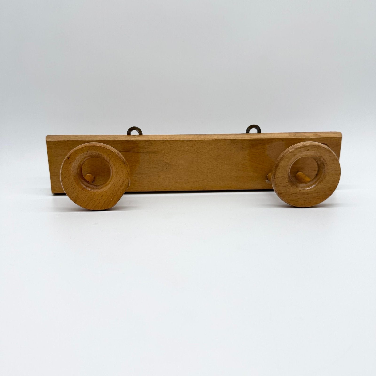 PORTE-MANTEAU "SCANDINAVE" BOIS CLAIR – 1960s