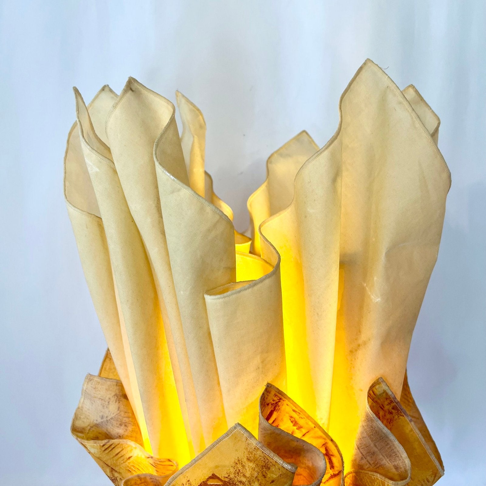 LAMPE "MOUCHOIR" JANNALIGHTS, 1970s. FRANCE