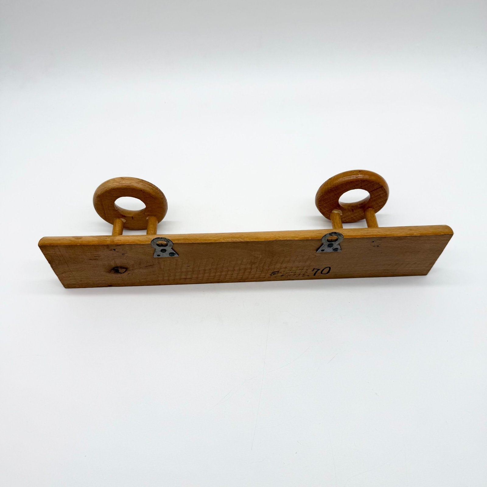 PORTE-MANTEAU "SCANDINAVE" BOIS CLAIR – 1960s