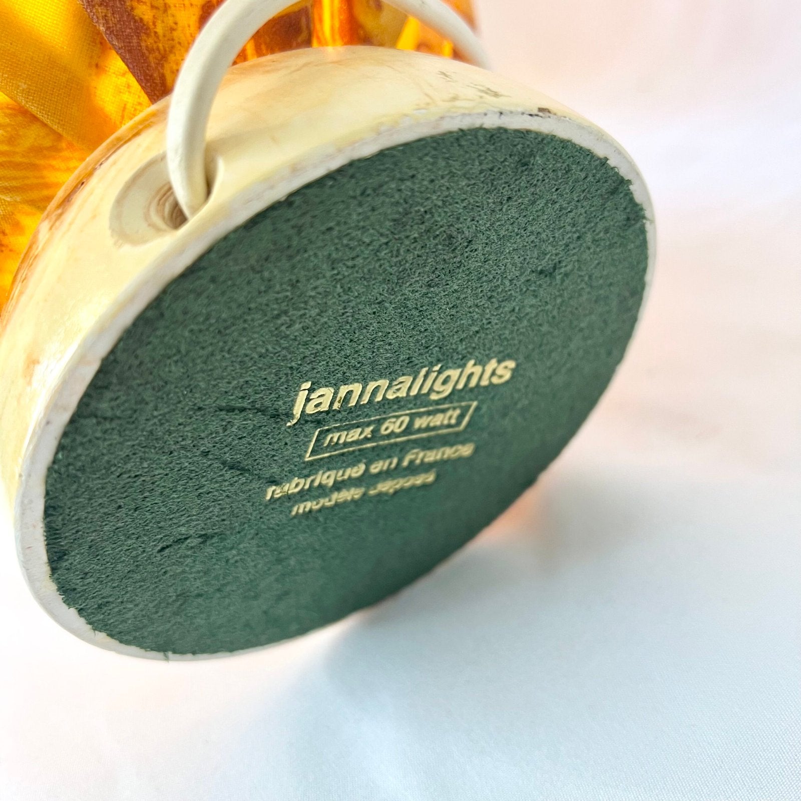 LAMPE "MOUCHOIR" JANNALIGHTS, 1970s. FRANCE