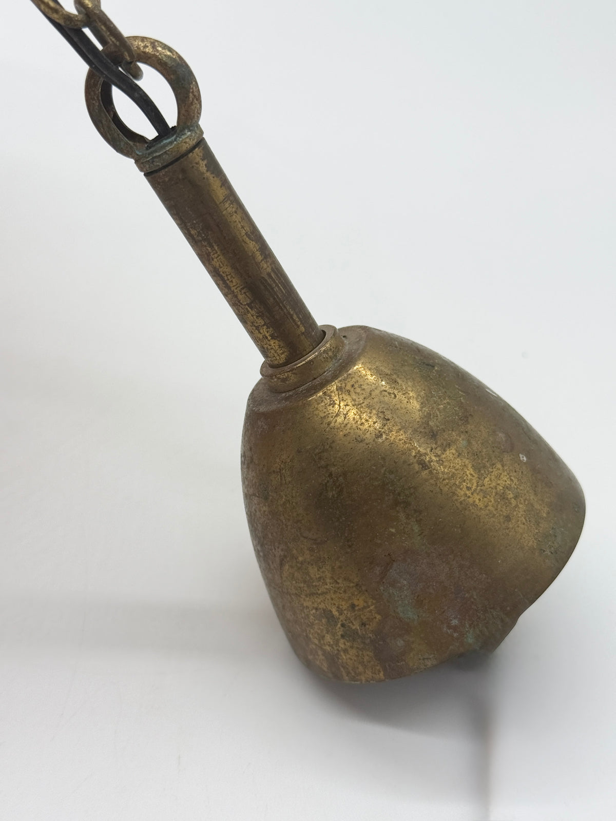 Suspension "Résille" en métal perforé, France 1950s