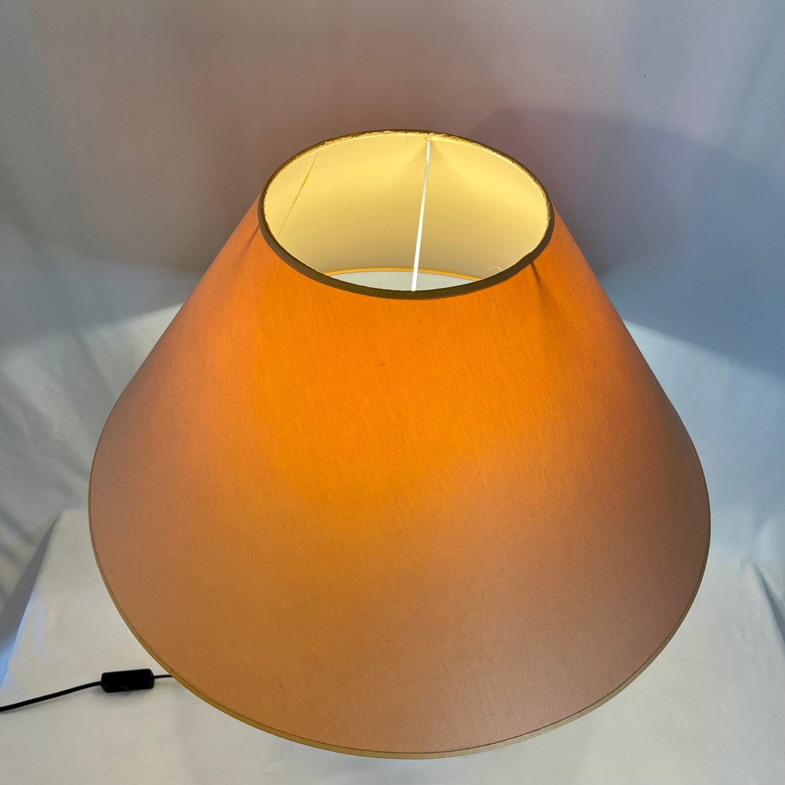 GRANDE LAMPE DE SALON "LANCEL PARIS", 1980s. MADE IN ITALY