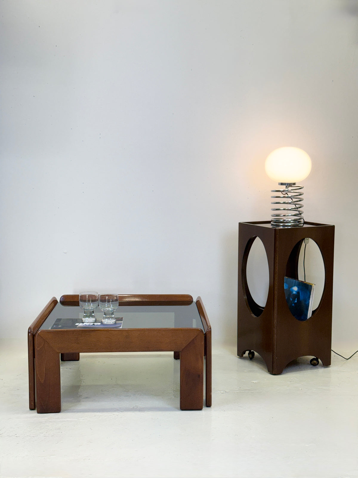 Table basse par Afra & Tobia Scarpa pour Cassina — Italie, 1960s