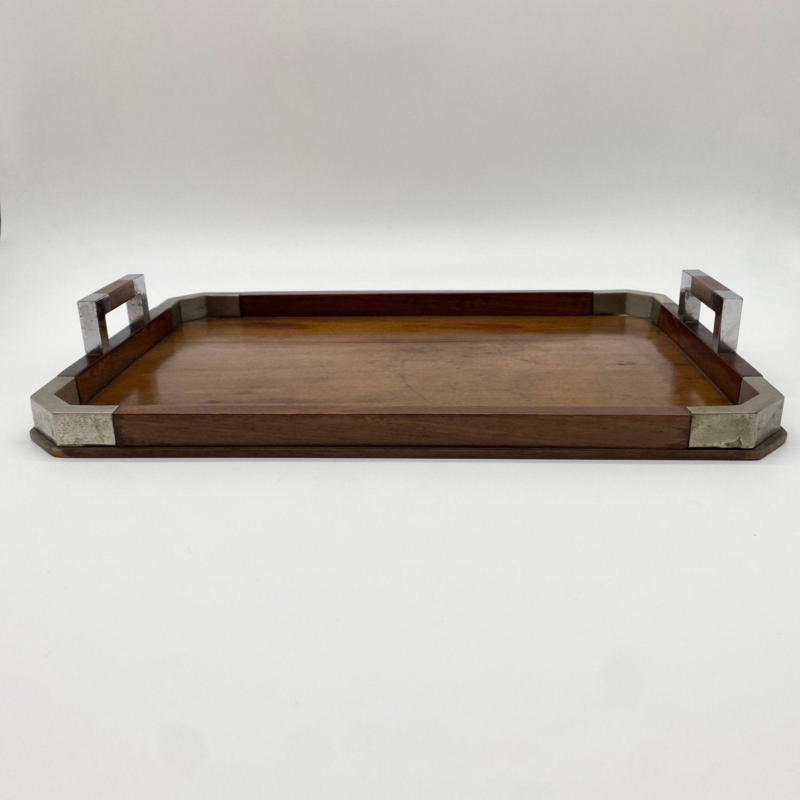 PLATEAU "ART DÉCO" EN BOIS MASSIF – 1930s