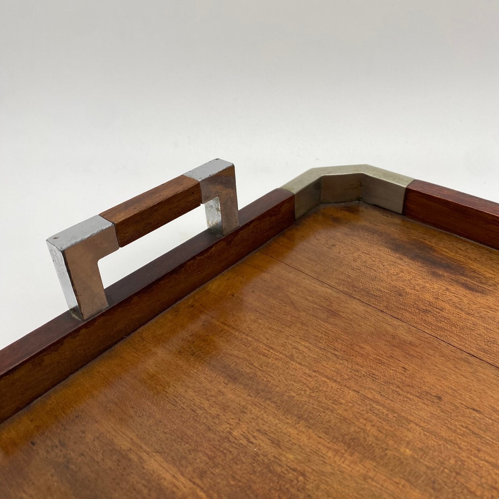PLATEAU "ART DÉCO" EN BOIS MASSIF – 1930s