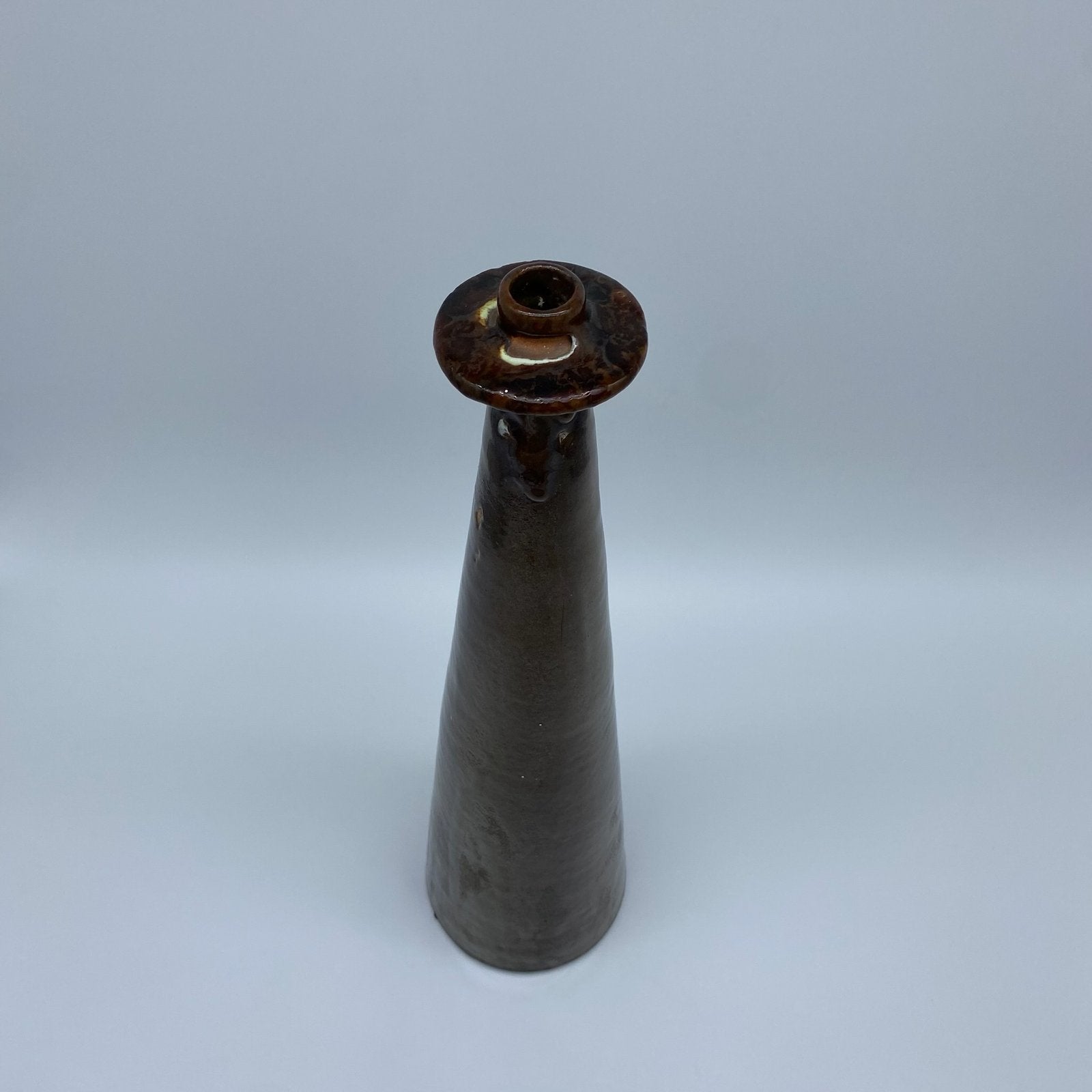 GRAND BOUGEOIR GRÈS MARRON GLACÉ, 1970
