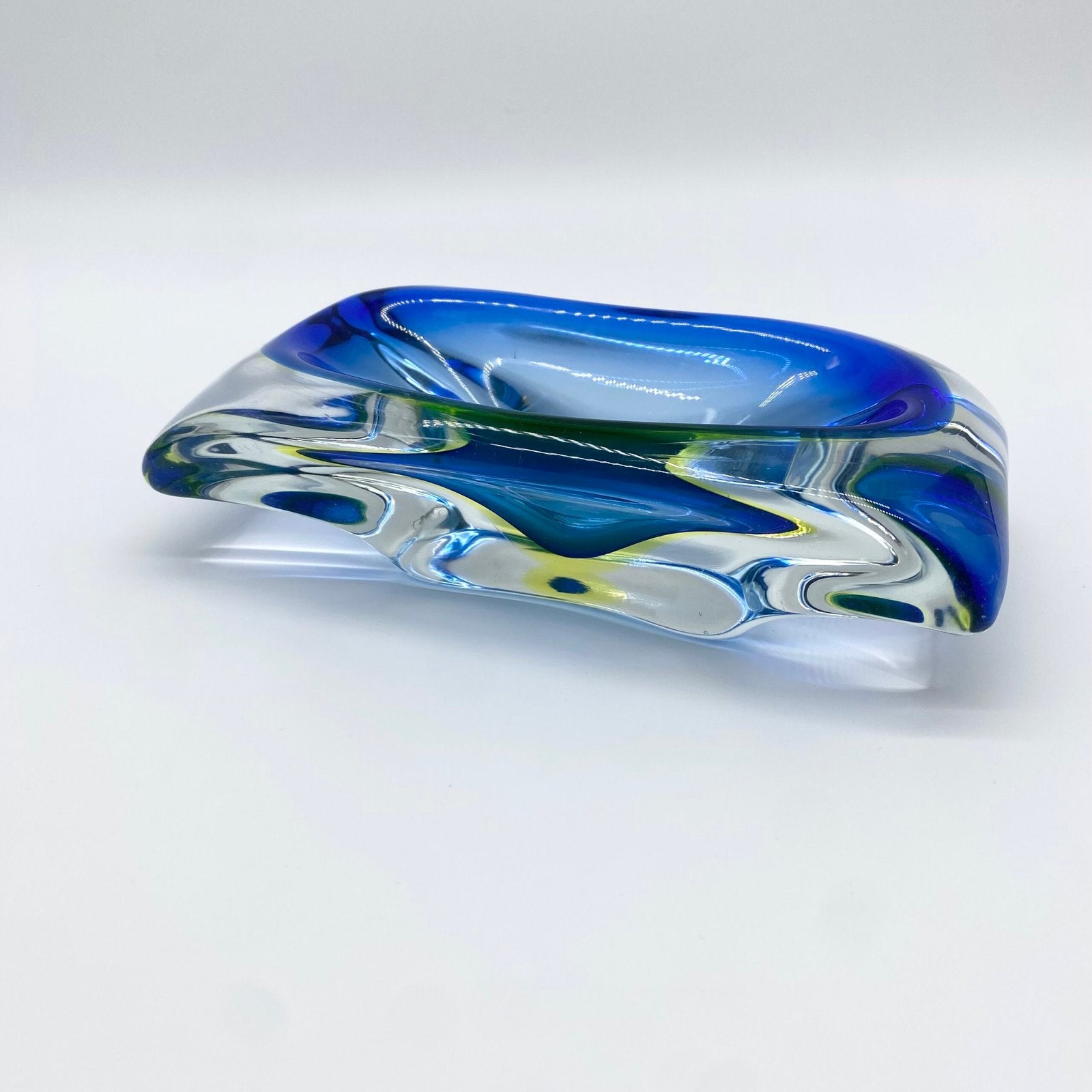 CENDRIER "FLUO SOMMERSO" – MURANO, 1970s