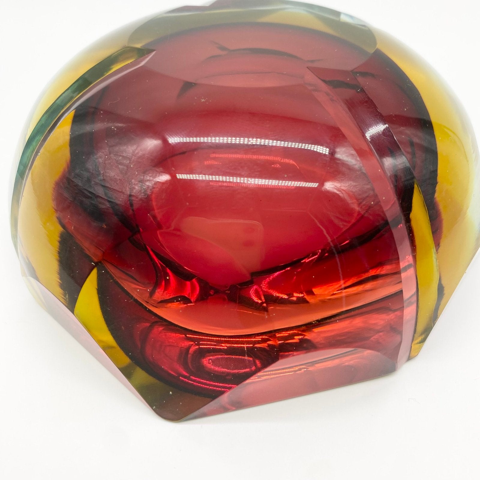 CENDRIER "RAINBOW SOMMERSO" / MURANO, 1960s