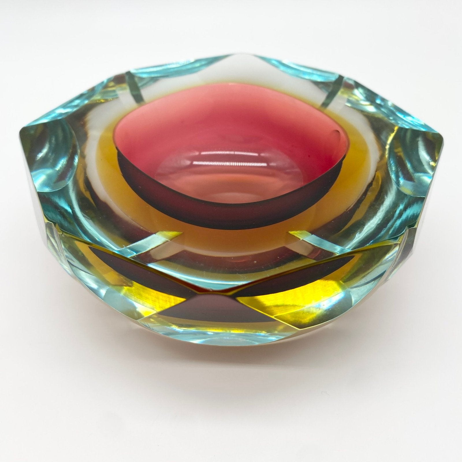 CENDRIER "RAINBOW SOMMERSO" / MURANO, 1960s