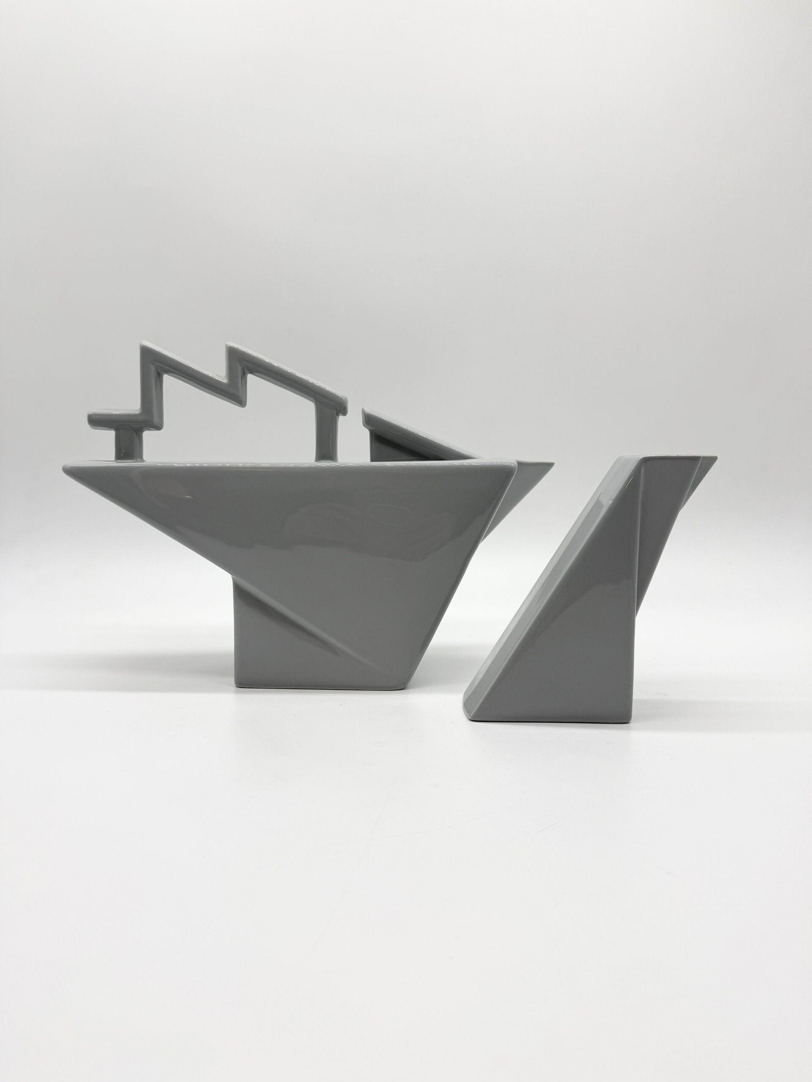 PIERRE CASENOVE POUR "STUDIO SALINS" – THÉIÈRE ET POT À LAIT, 1980s