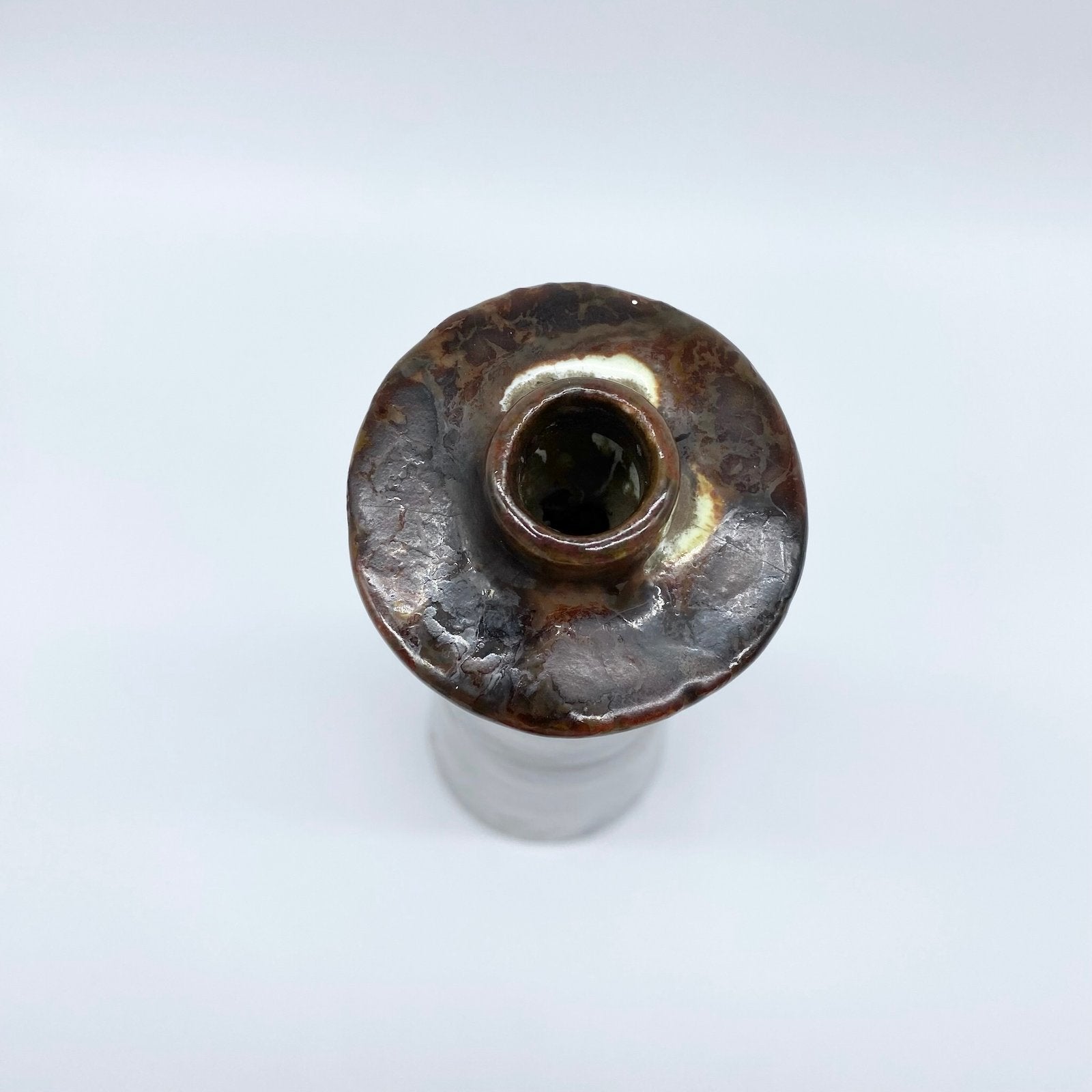 GRAND BOUGEOIR GRÈS MARRON GLACÉ, 1970