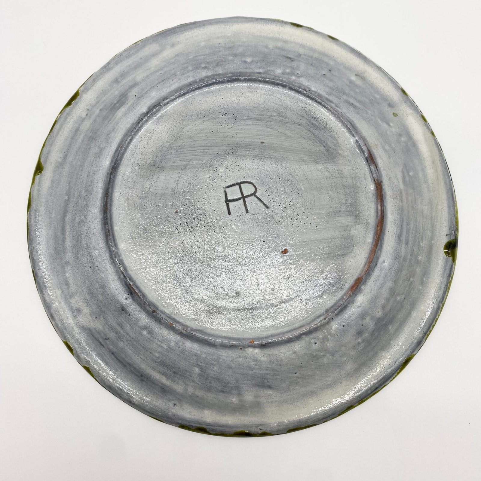 ASSIETTE CÉRAMIQUE "NAVIRE", 1950s