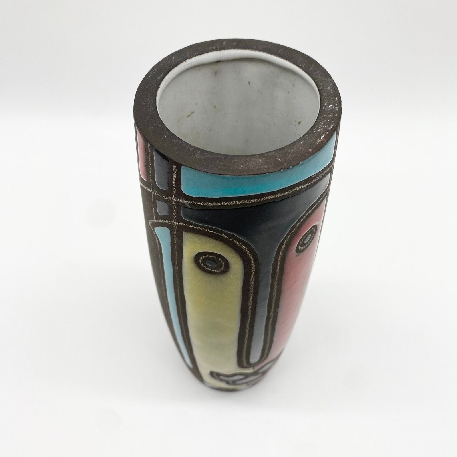VASE "MASQUE" POLYCHROME – JAAP RAVELLI, 1955