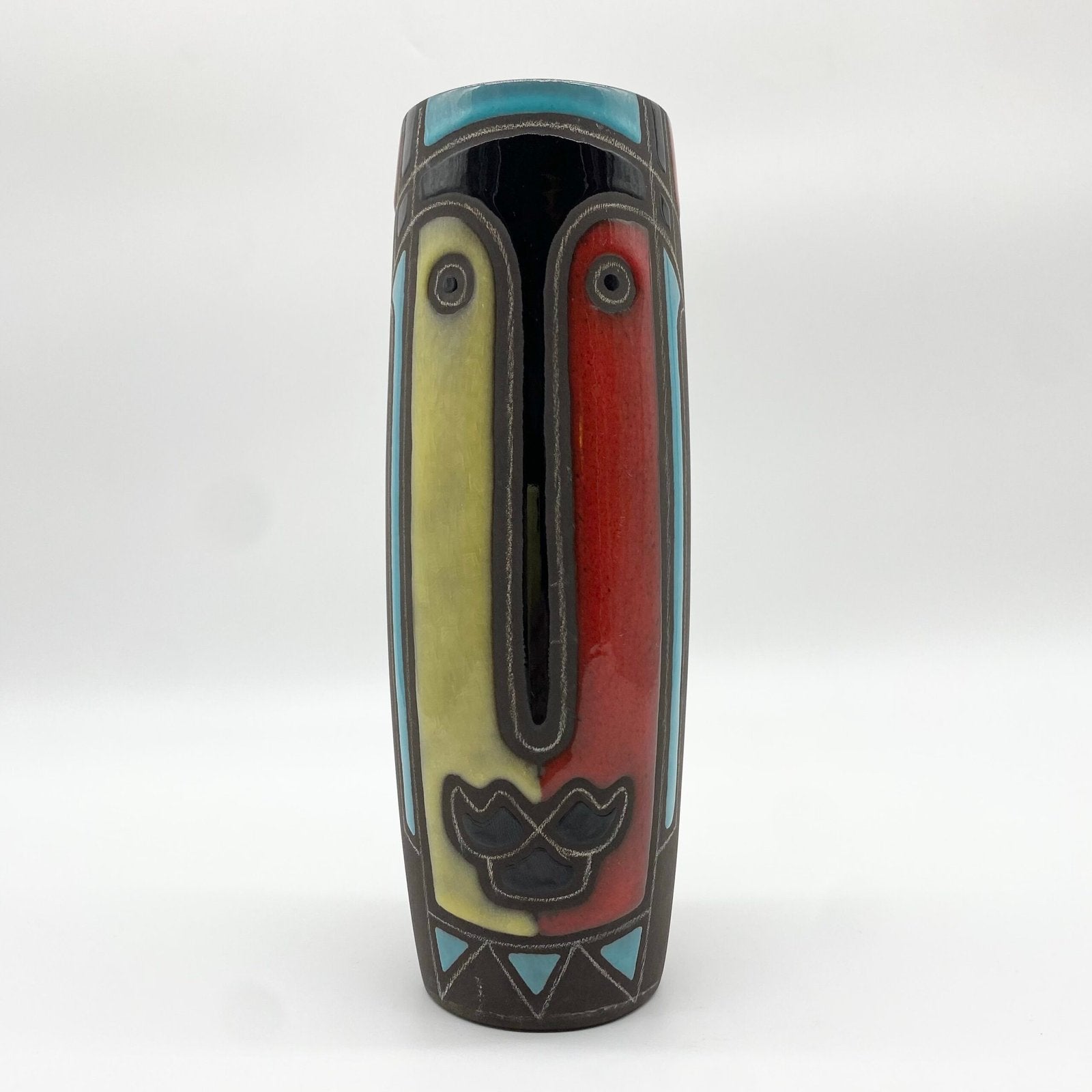VASE "MASQUE" POLYCHROME – JAAP RAVELLI, 1955