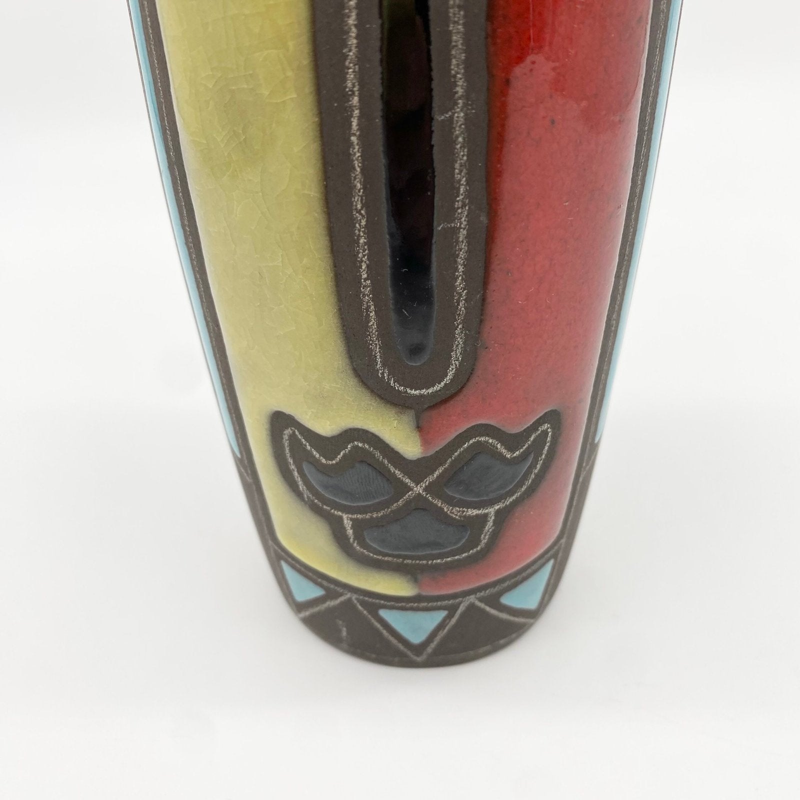 VASE "MASQUE" POLYCHROME – JAAP RAVELLI, 1955