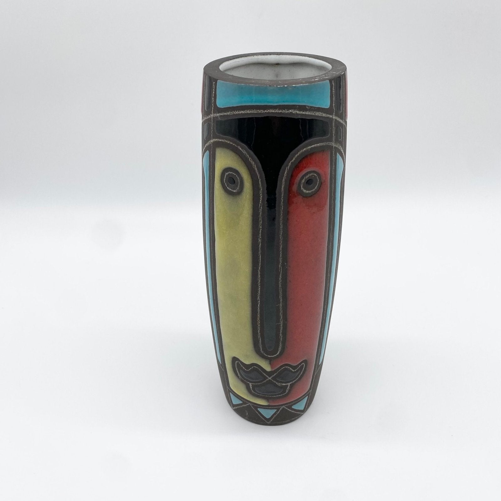 VASE "MASQUE" POLYCHROME – JAAP RAVELLI, 1955