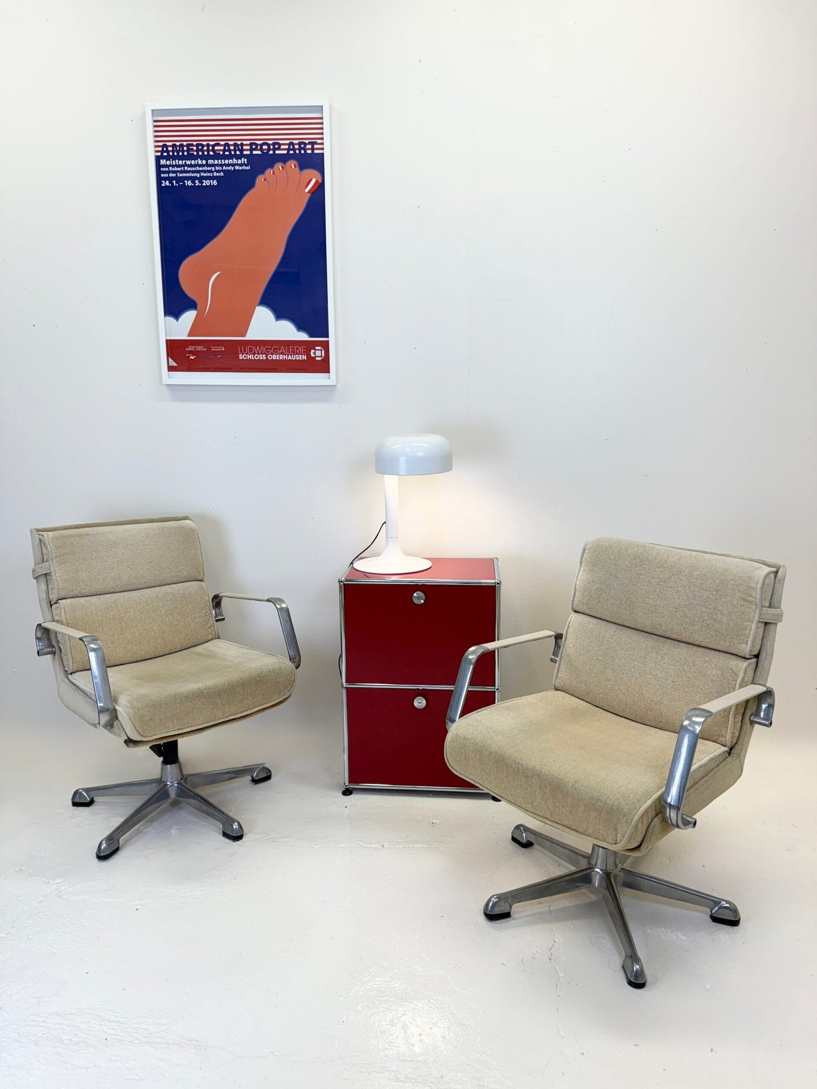 PAIRE DE FAUTEUILS EAMES "IVORY" POUR HERMAN MILLER – 1950s