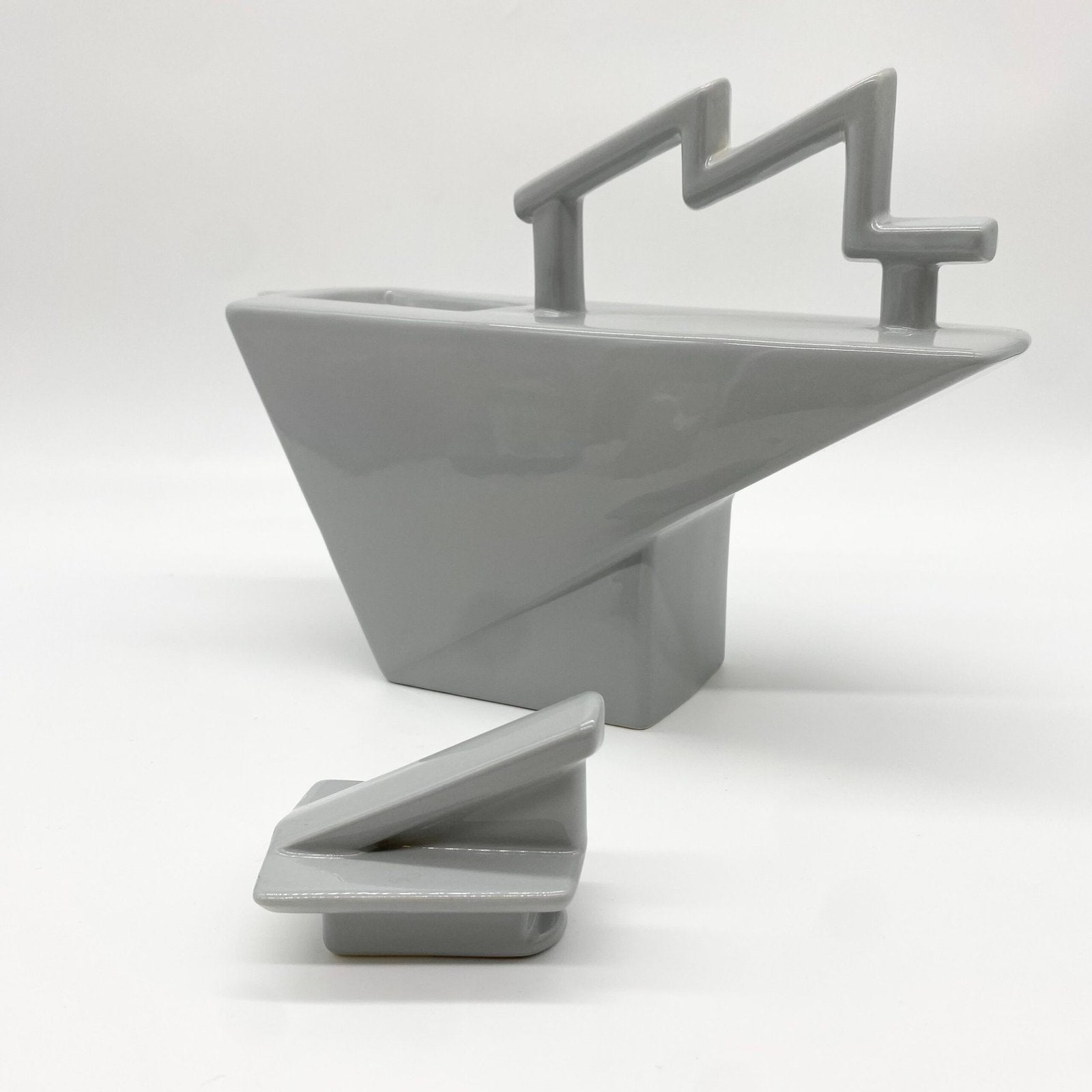 PIERRE CASENOVE POUR "STUDIO SALINS" – THÉIÈRE ET POT À LAIT, 1980s